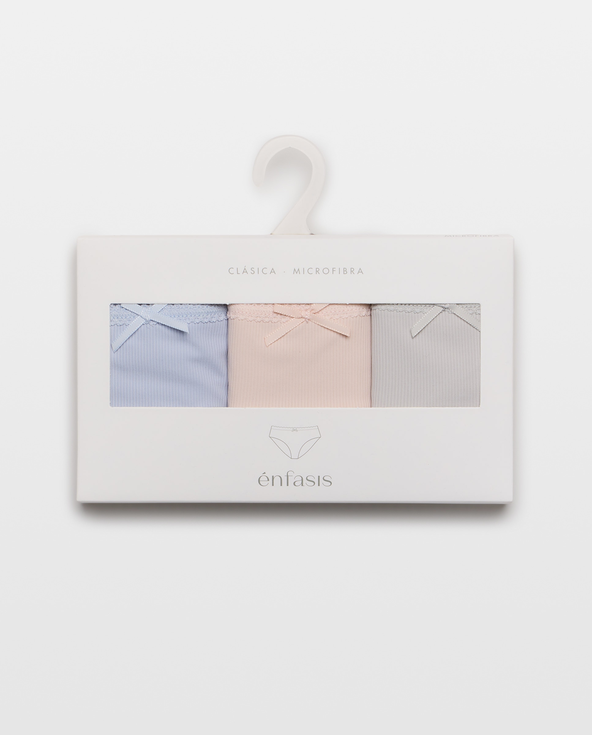 Pack de 3 Cuecas de Microfibra com Textura 200 Rosa-6