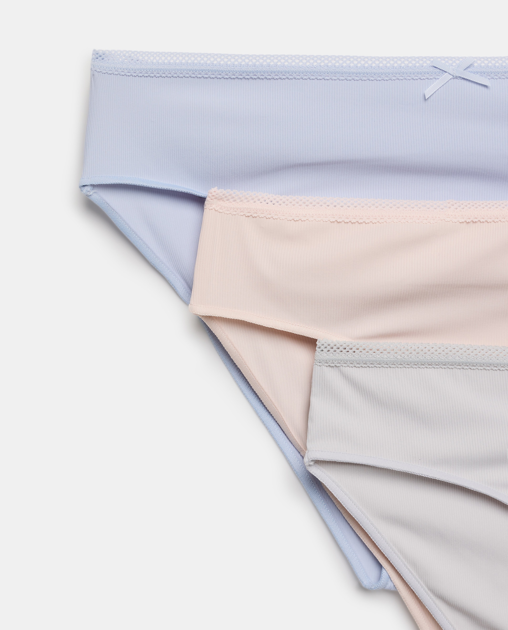 Pack de 3 Cuecas de Microfibra com Textura 200 Rosa-4