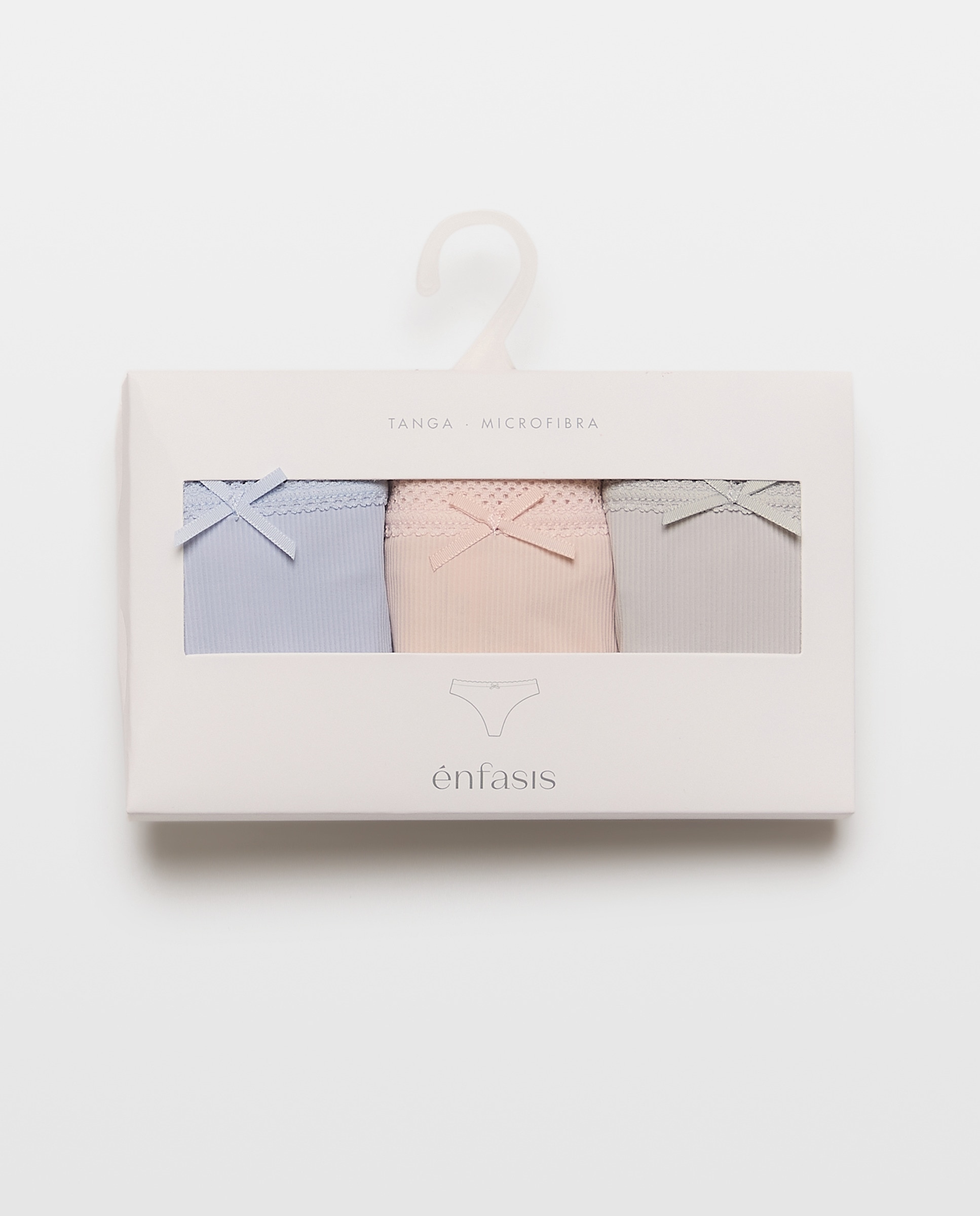 Pack de 3 Cuecas de Microfibra com Textura 200 Rosa-6