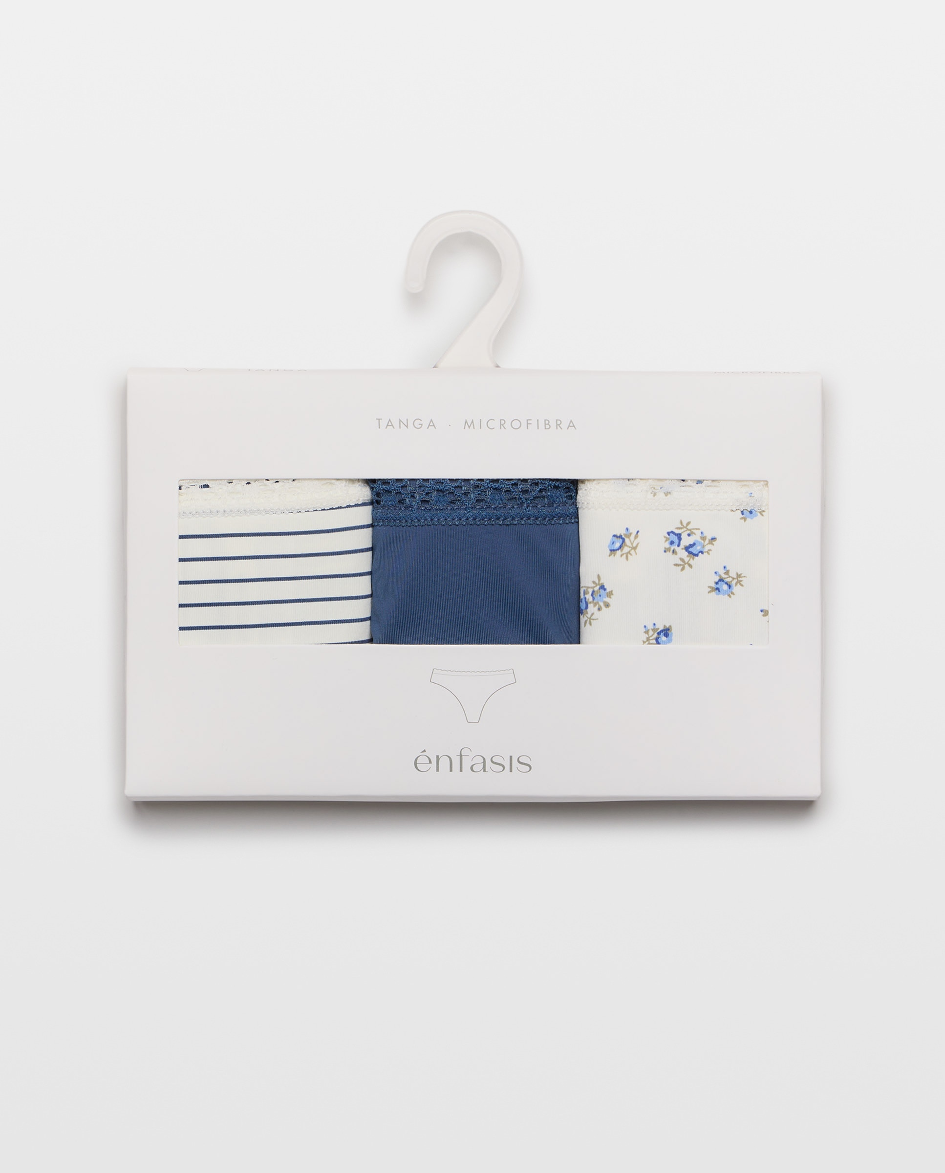 Pack de 3 Cuecas com Detalhe de Elástico Azul-marinho-6