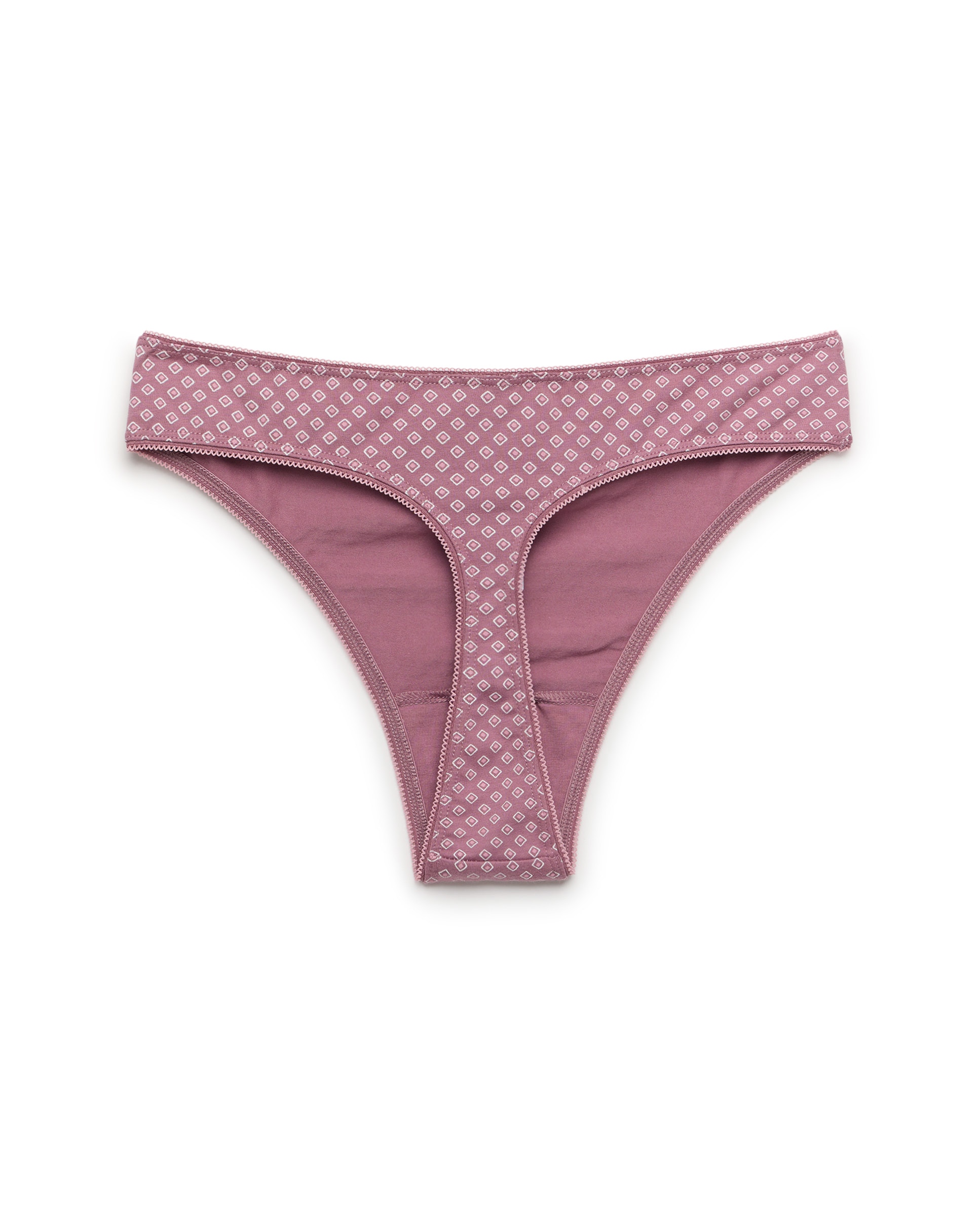 Pack de 3 Cuecas de Malha Geométrica Rosa-5
