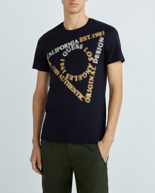 Imagen 0 de Camiseta de hombre de manga corta con letras