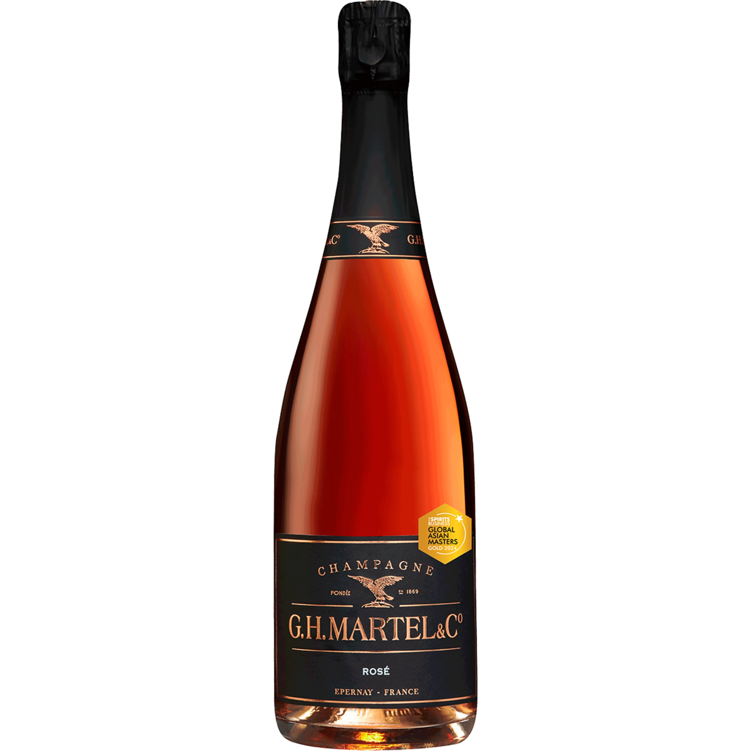 champagne rose brut botella 75 cl