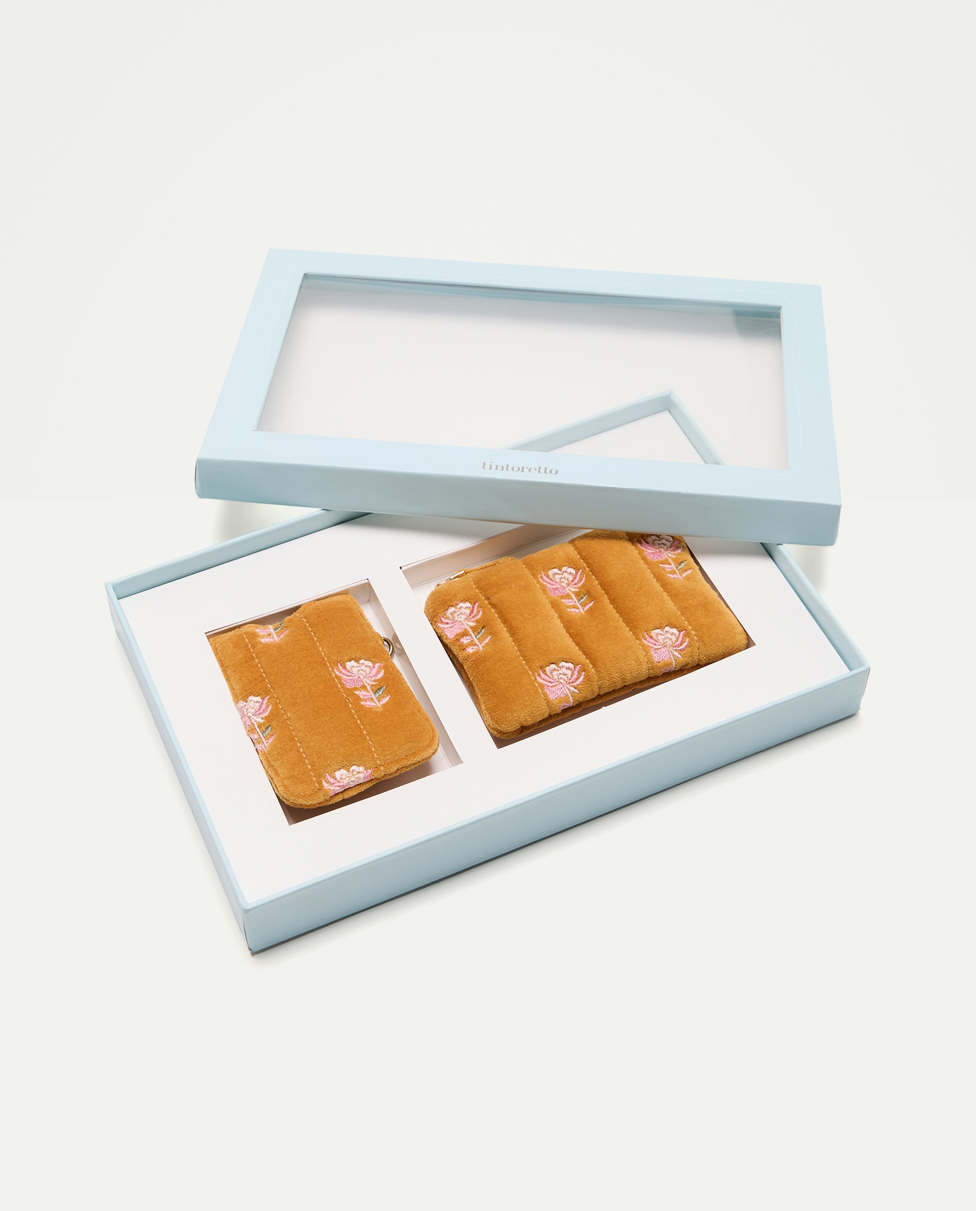 Pack de Porta-Chaves e Porta-Moedas a Condizer Mostarda-5