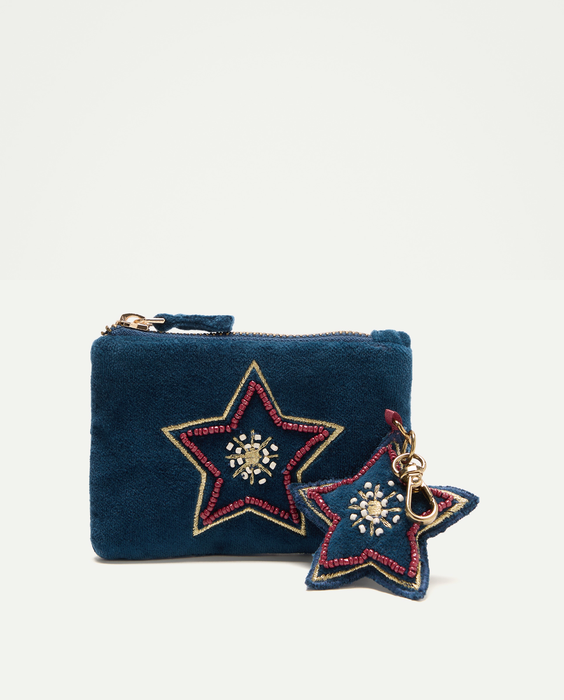 Pack de Porta-Chaves e Porta-Moedas a Condizer 400 Azul-1