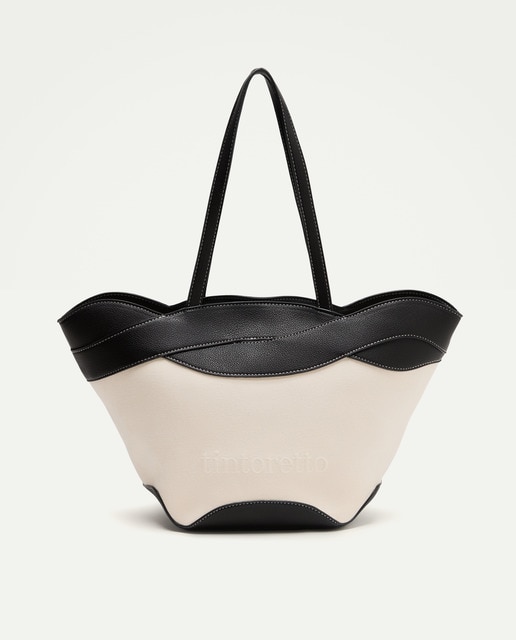 Imagem 0 de Mala Shopper de Lona com Trança