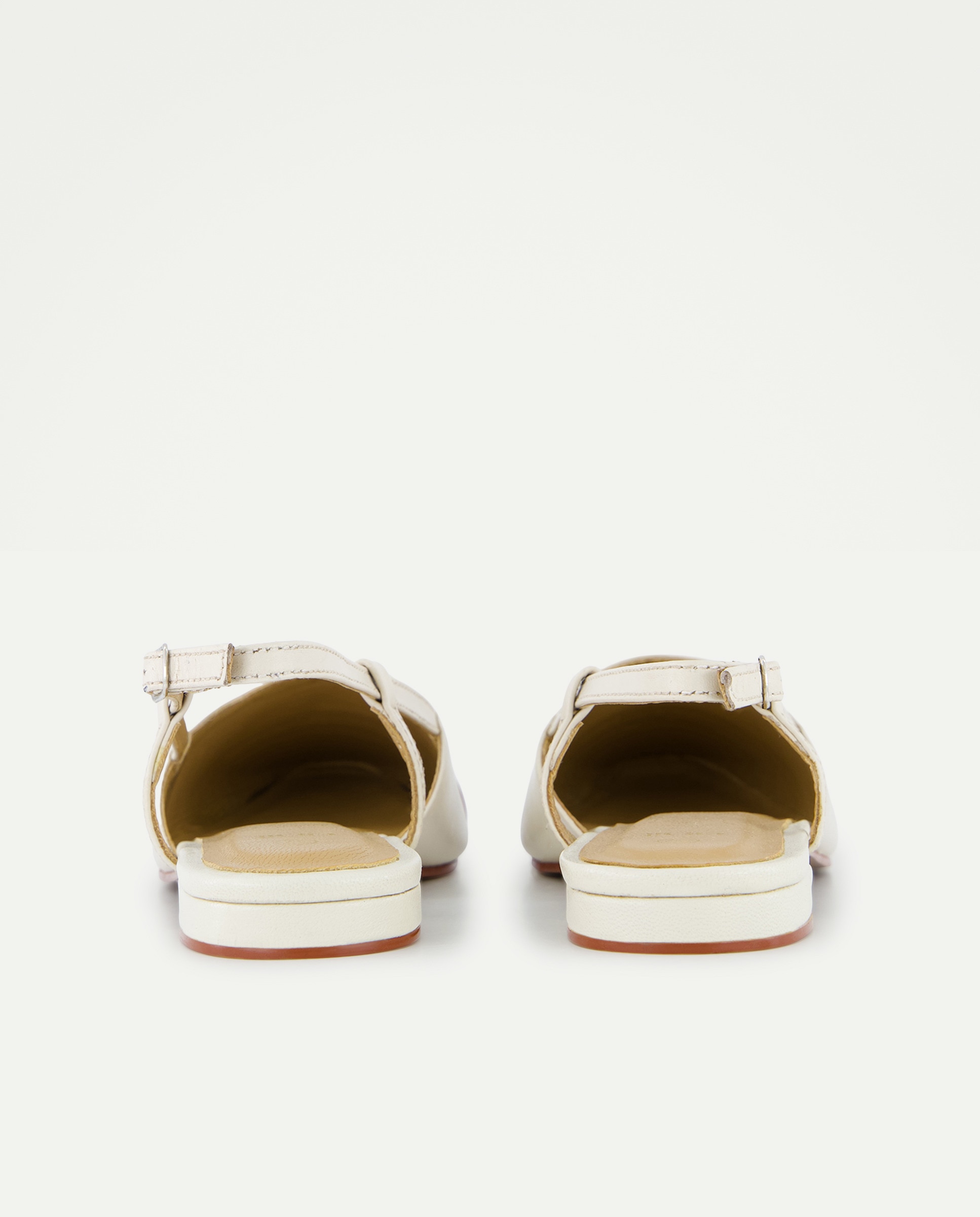 Zapato de mujer de piel destalonado puntera 740 Tabaco-3