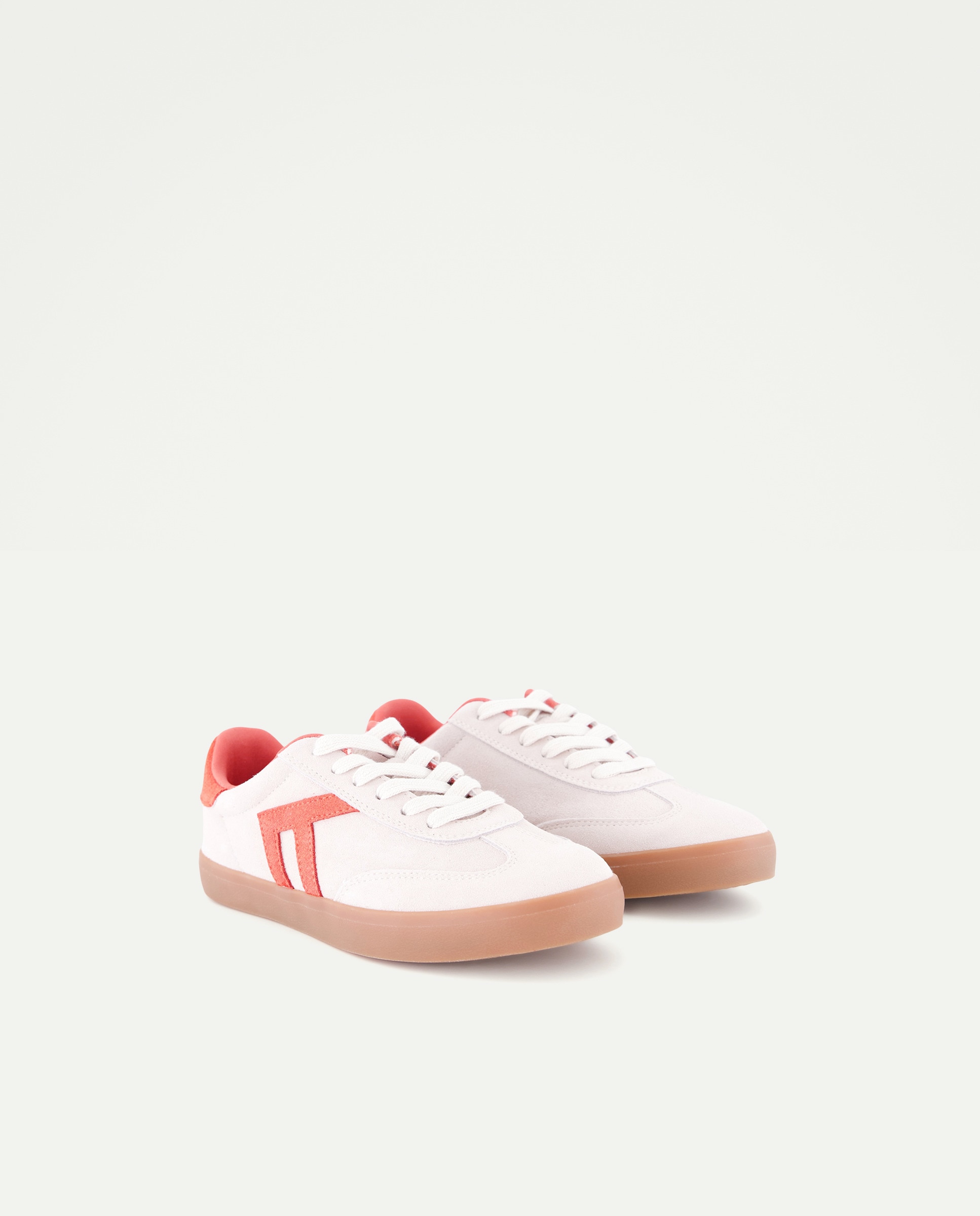Deportivo de mujer de piel Beige-2