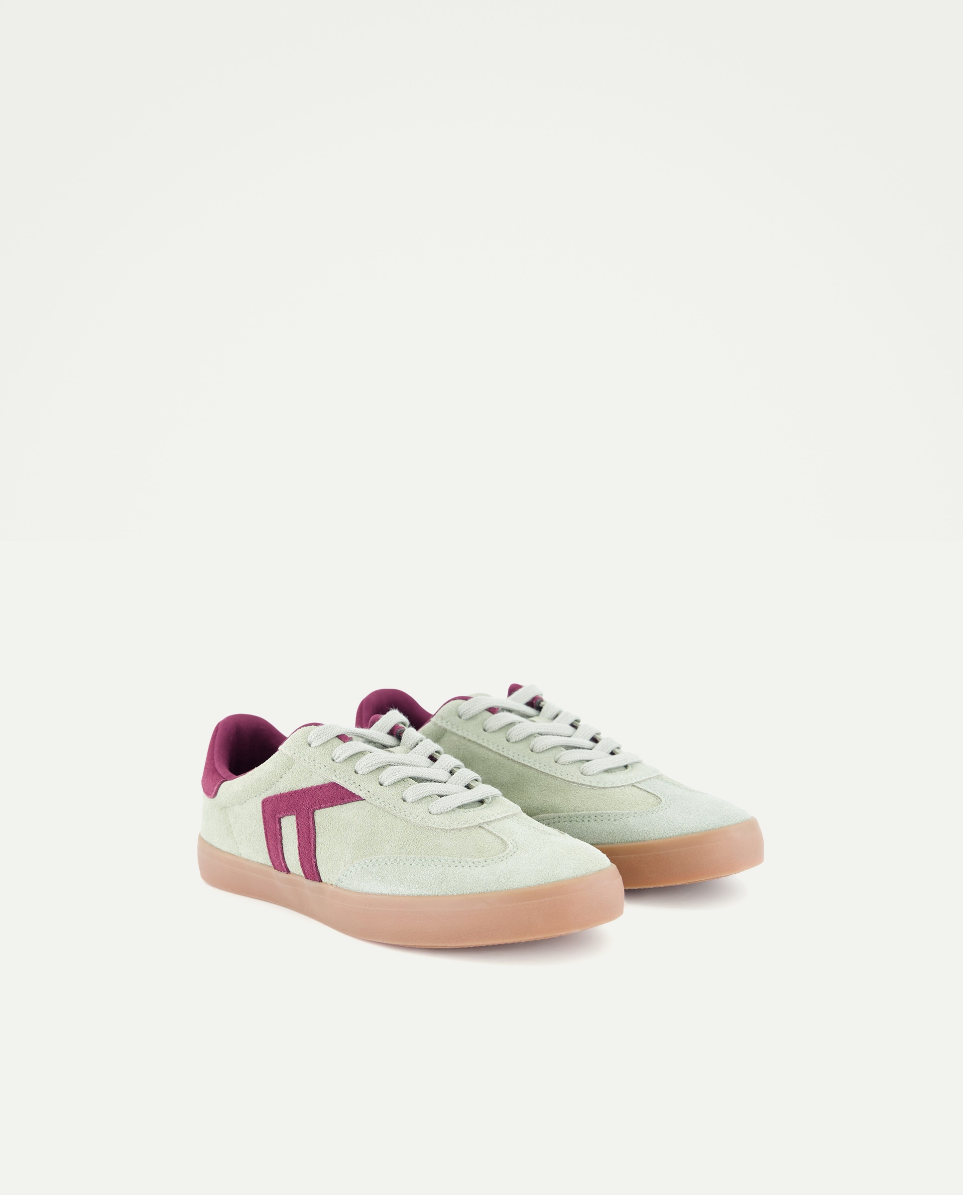 Deportivo de mujer de piel 582 Verde agua-2