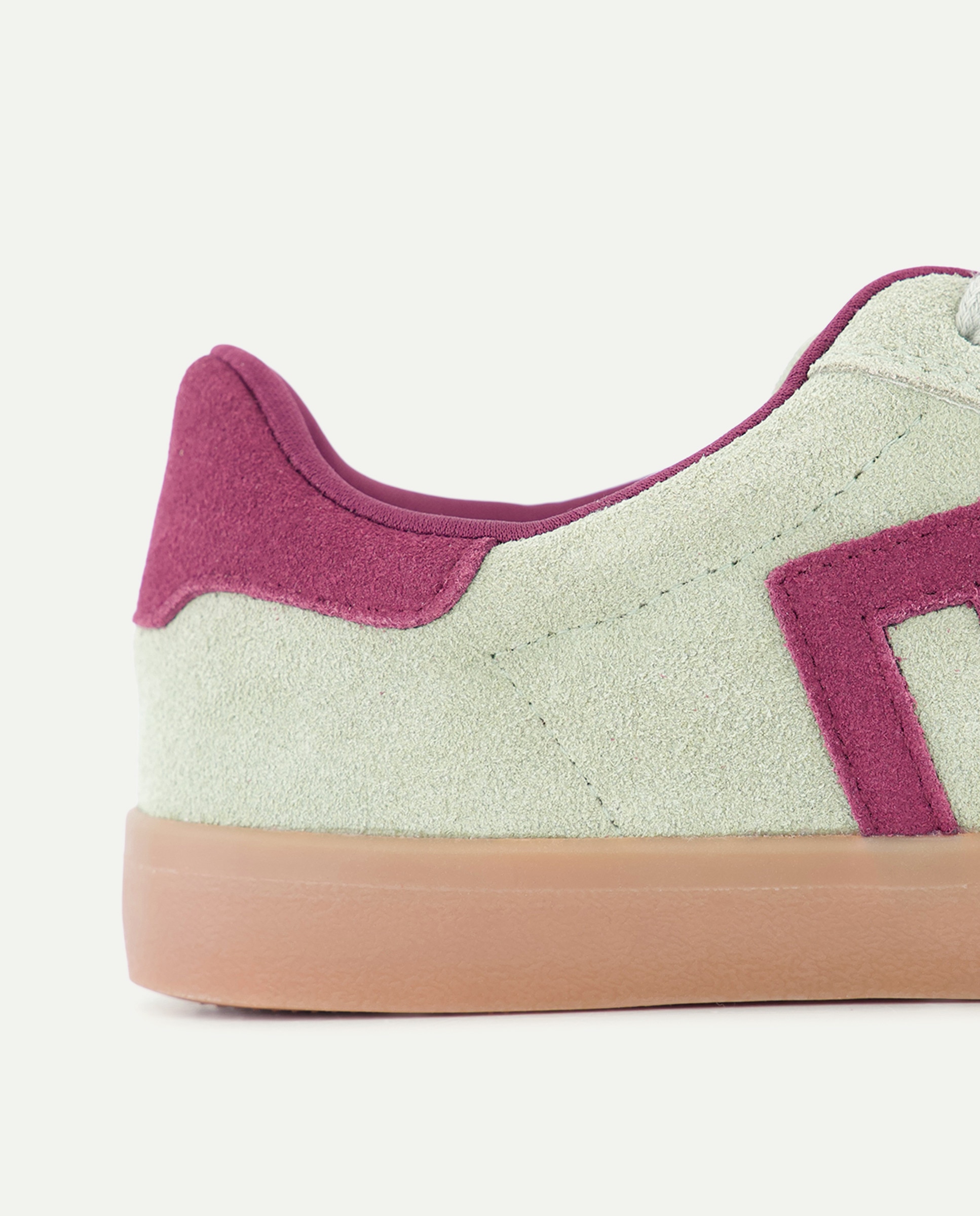 Deportivo de mujer de piel 582 Verde agua-5