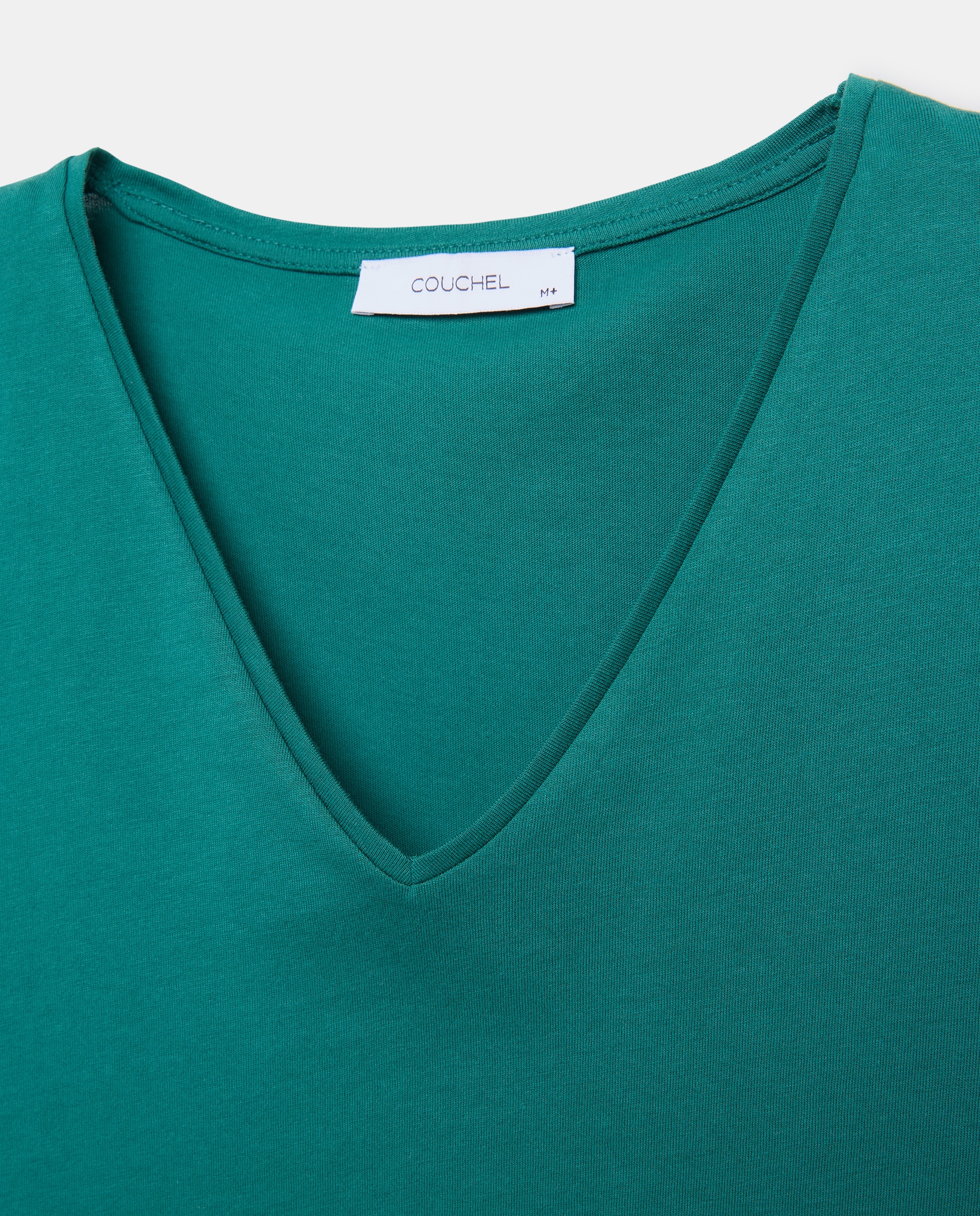 T-shirt Lisa com Manga Curta Verde-5