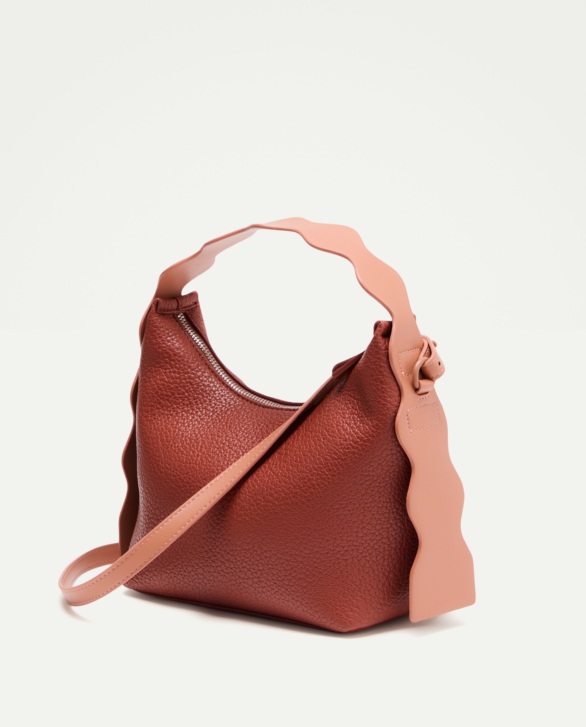 Mala de Mão com Alça Ondulada 770 Terracota-2