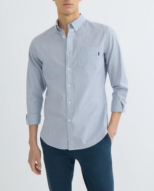 Imagen 0 de Camisa de hombre de manga larga, slim fit.