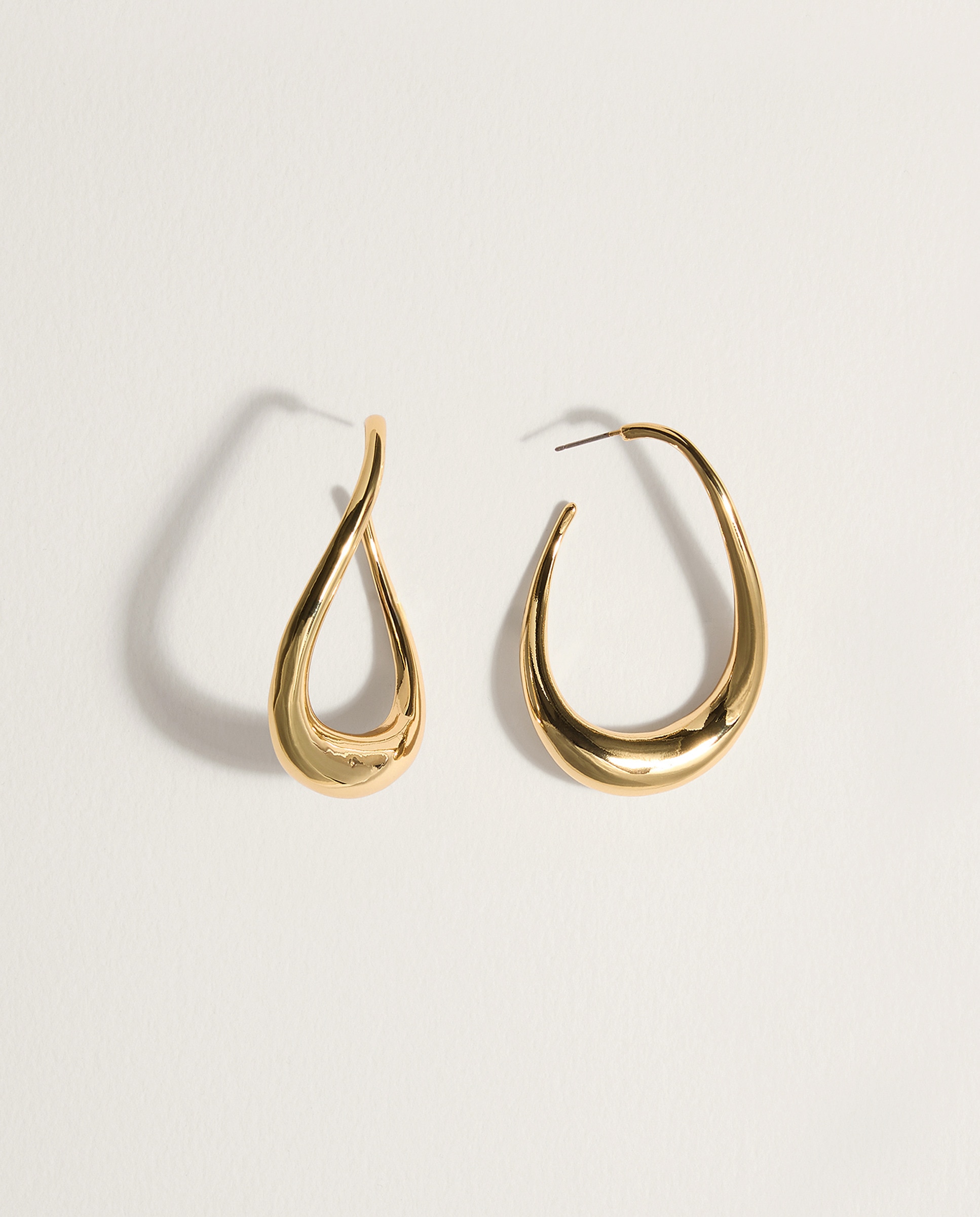 Pendientes grandes ovalados 390 Oro-1