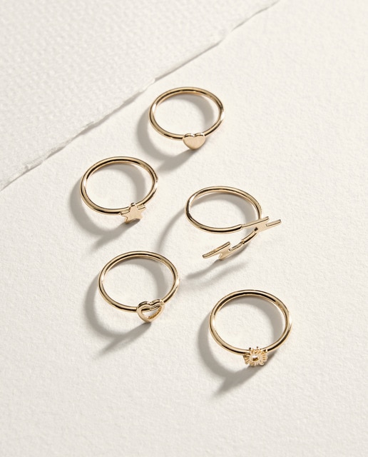 Imagem 0 de Pack de 5 Anéis