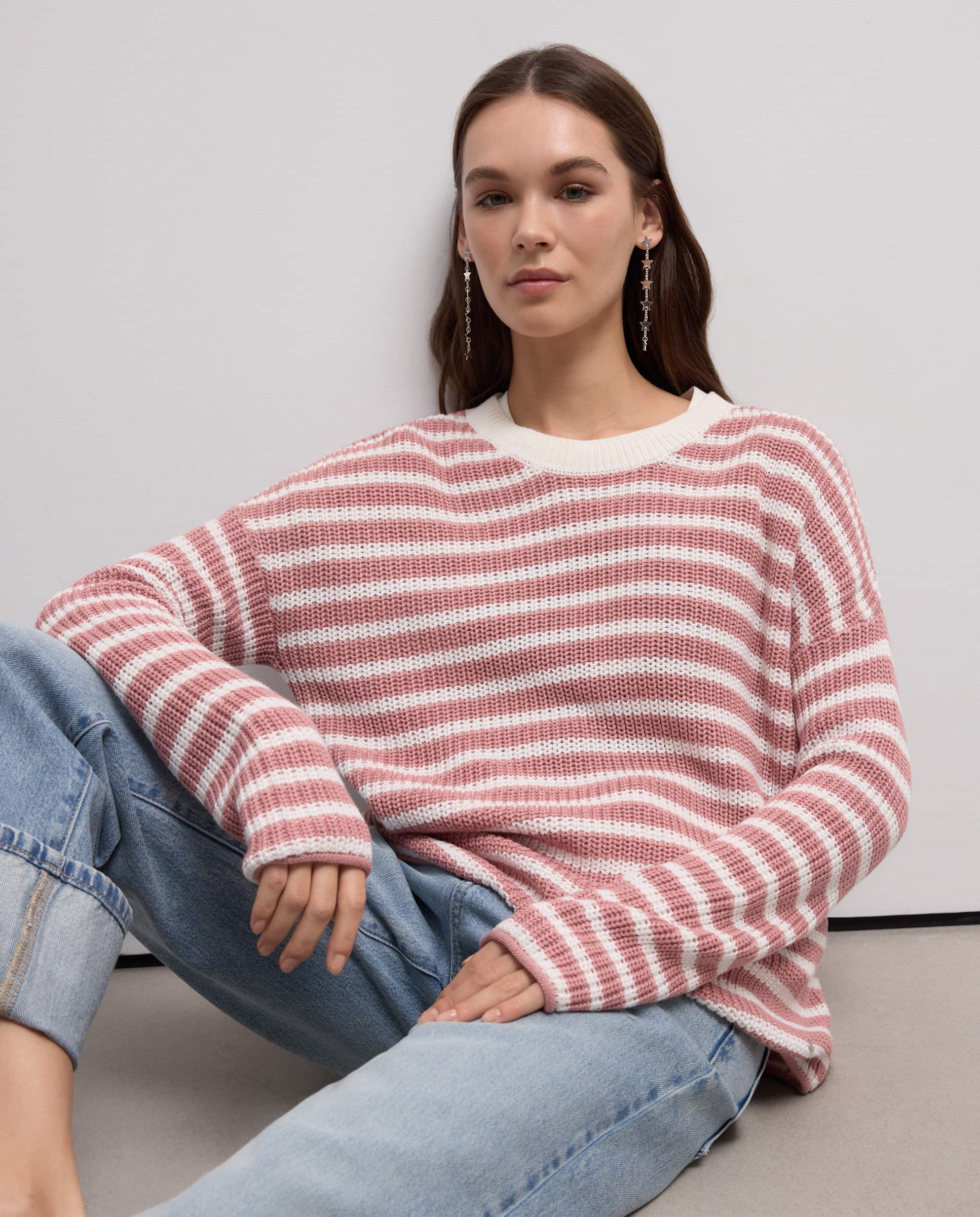 Imagen 0 de Jersey de mujer de manga larga oversize