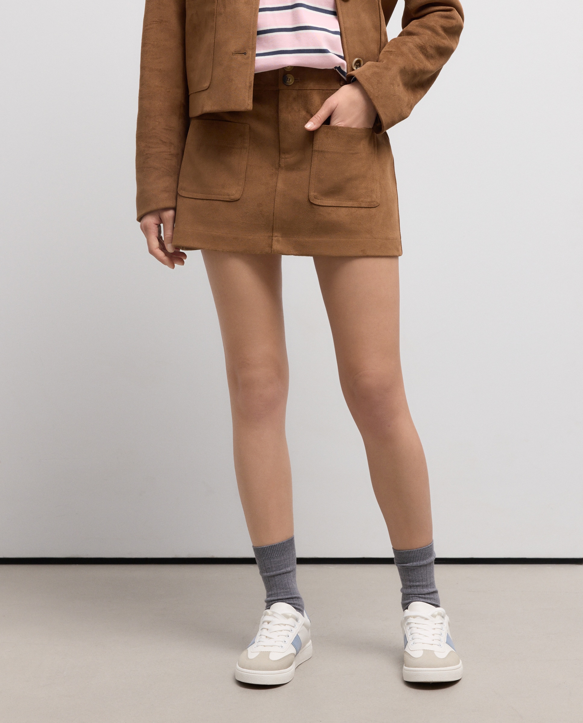 Saia Curta de Camurcina Torrado-2