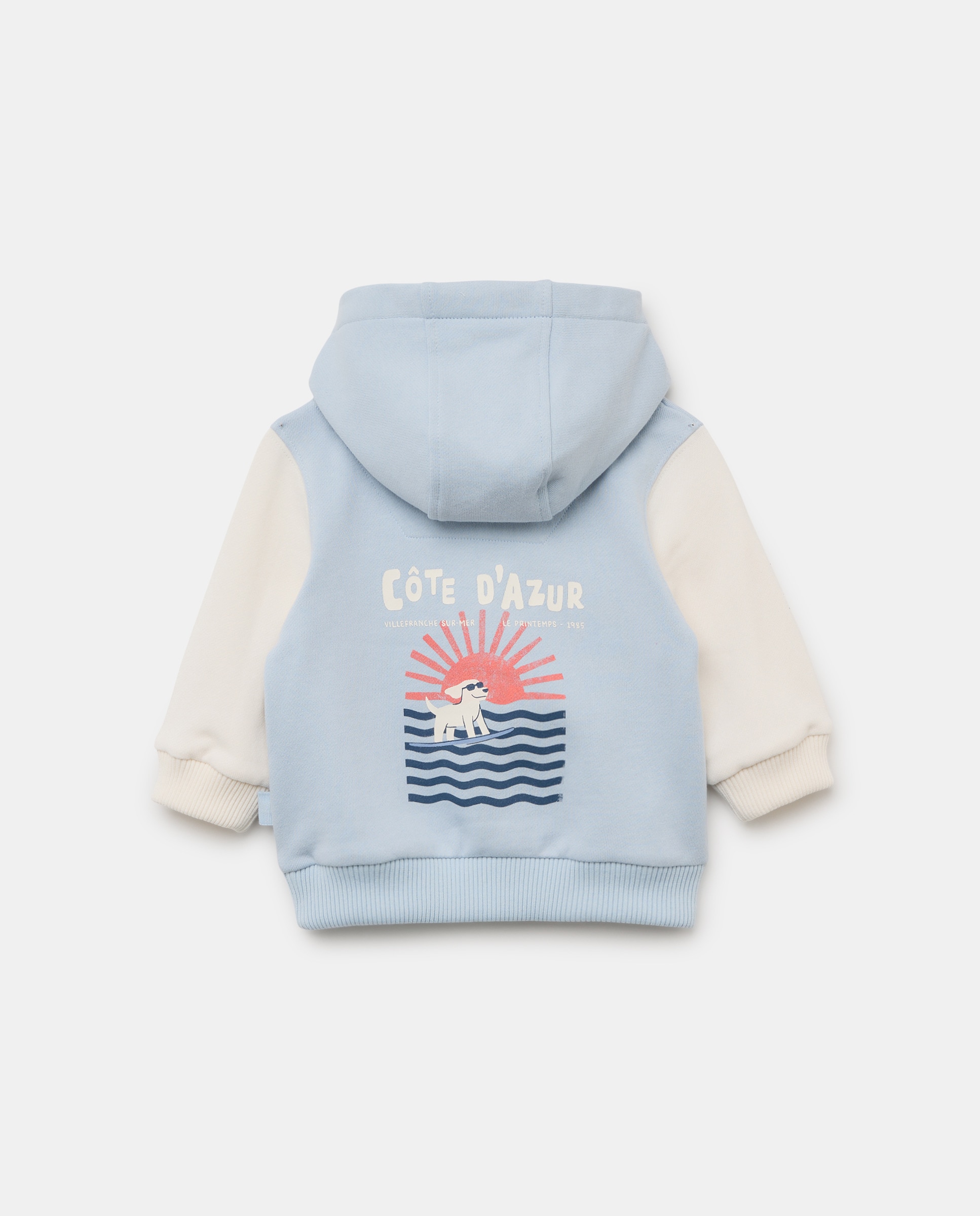 Sweatshirt de Bebé com Gola com Capuz, Bolso Canguru e Estampado de Fantasia Multicolor-2