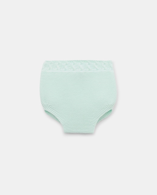 Imagem 0 de Tapa-Fraldas de Tricot de Bebé com Cós Entrançado