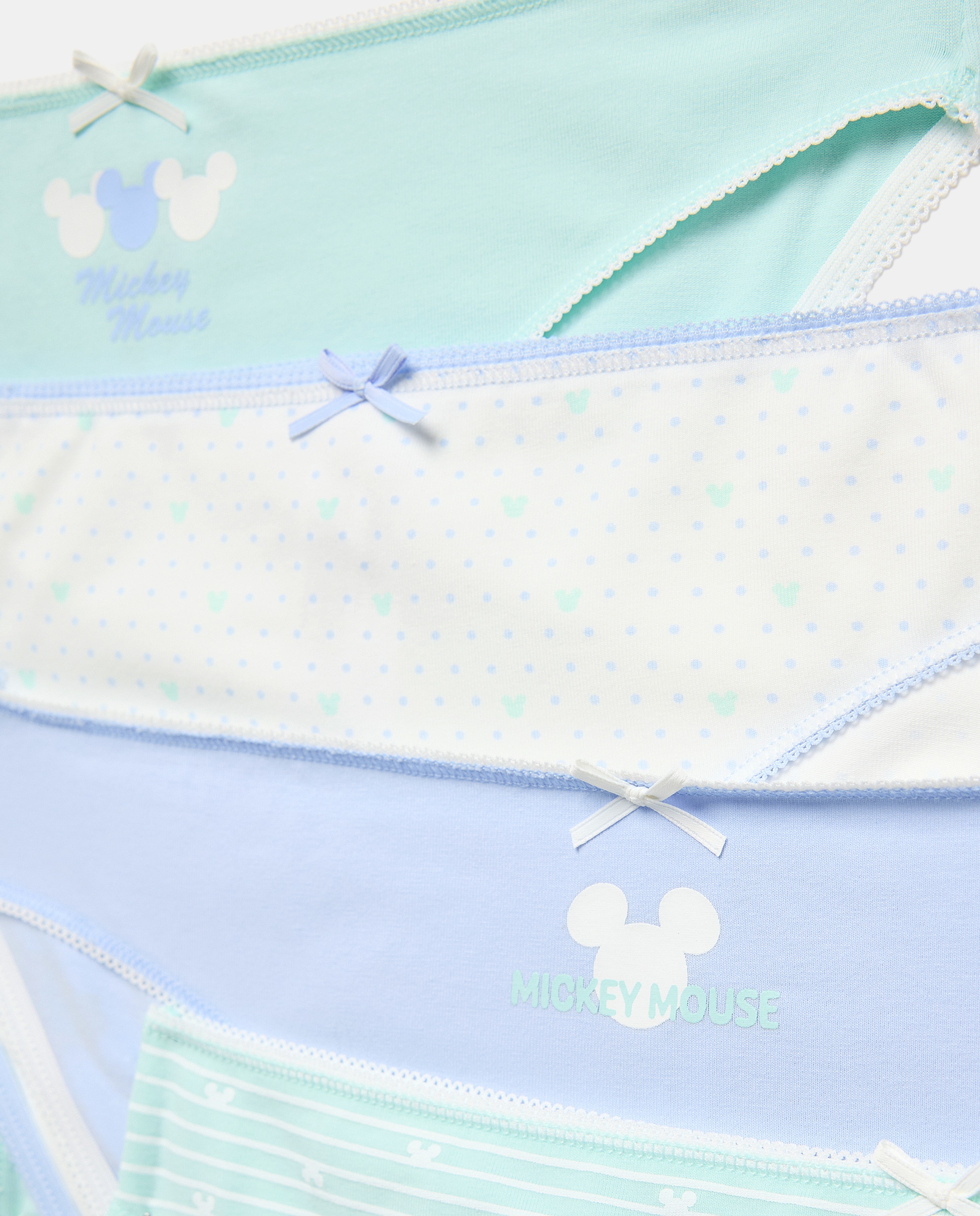 Pack de 4 Cuecas Mickey 510 Verde Claro-4