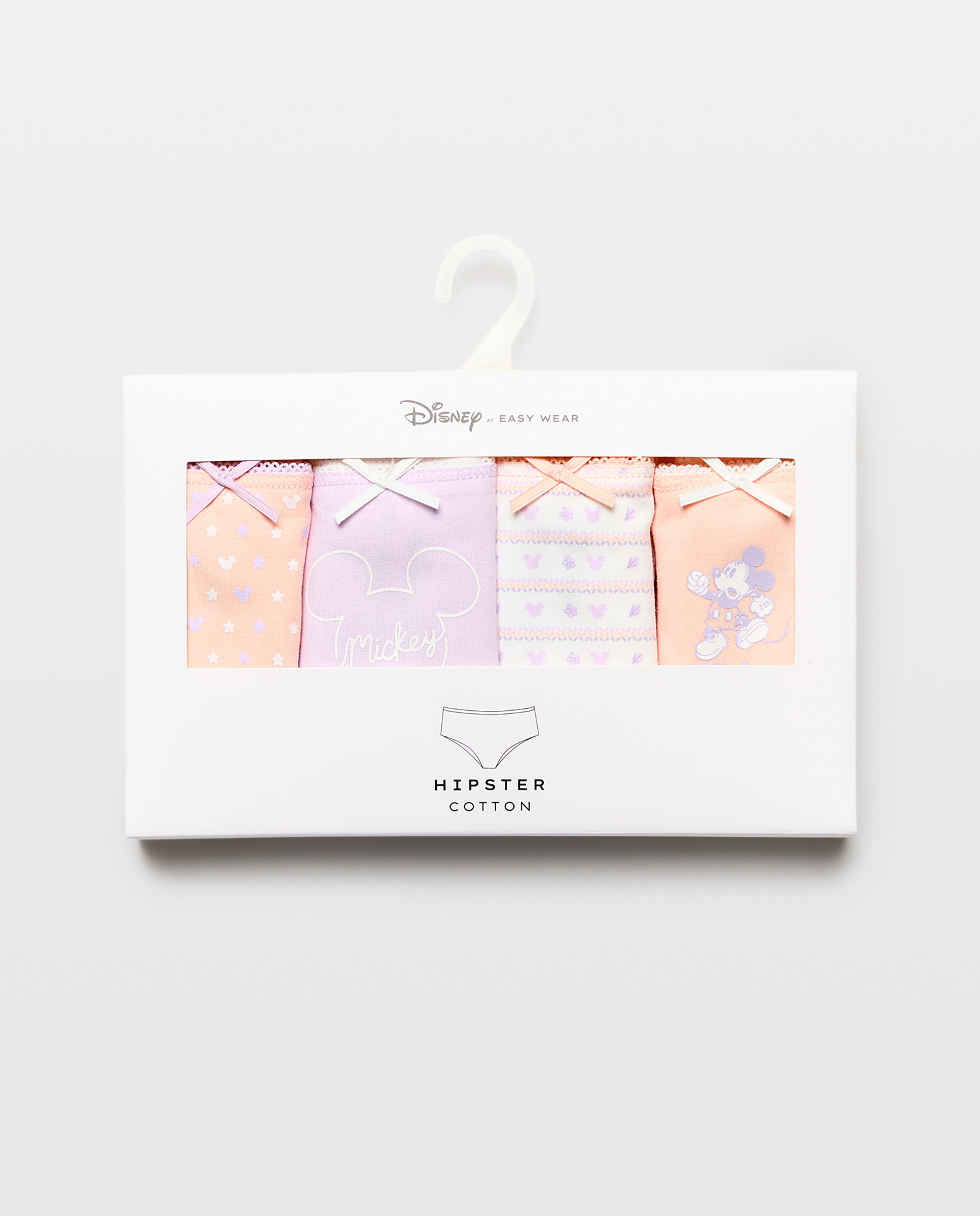 Pack de 4 Cuecas Hipster Mickey 260 Salmão-6