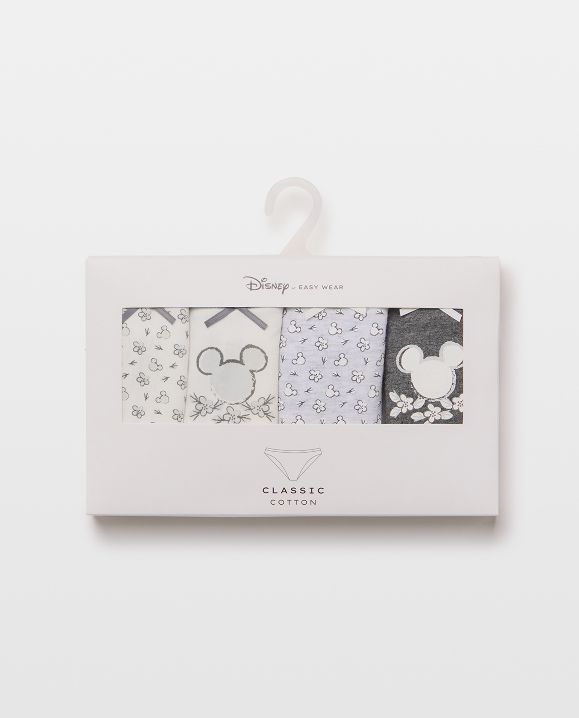 Pack de 4 Cuecas Mickey 820 Cinzento Médio-6