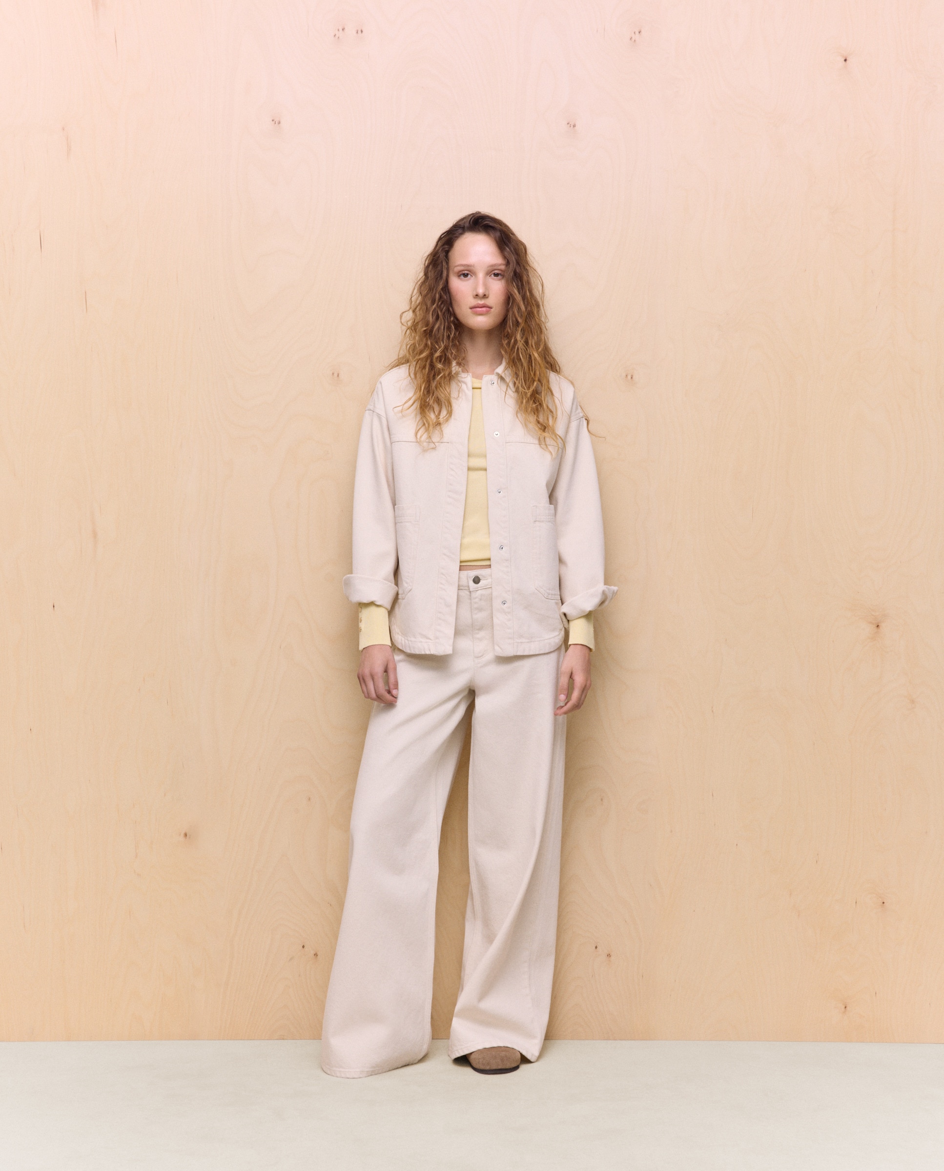 Sobrecamisa de Ganga 120 Cru-2