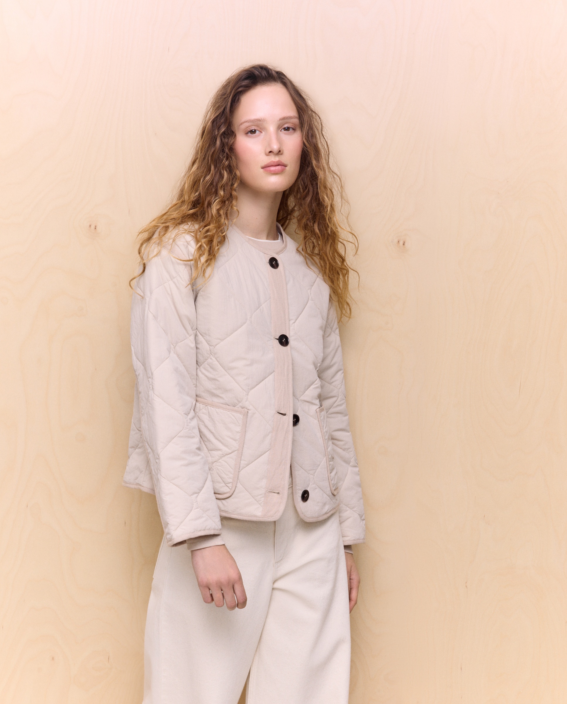 Imagem 0 de Casaco Acolchoado Liso