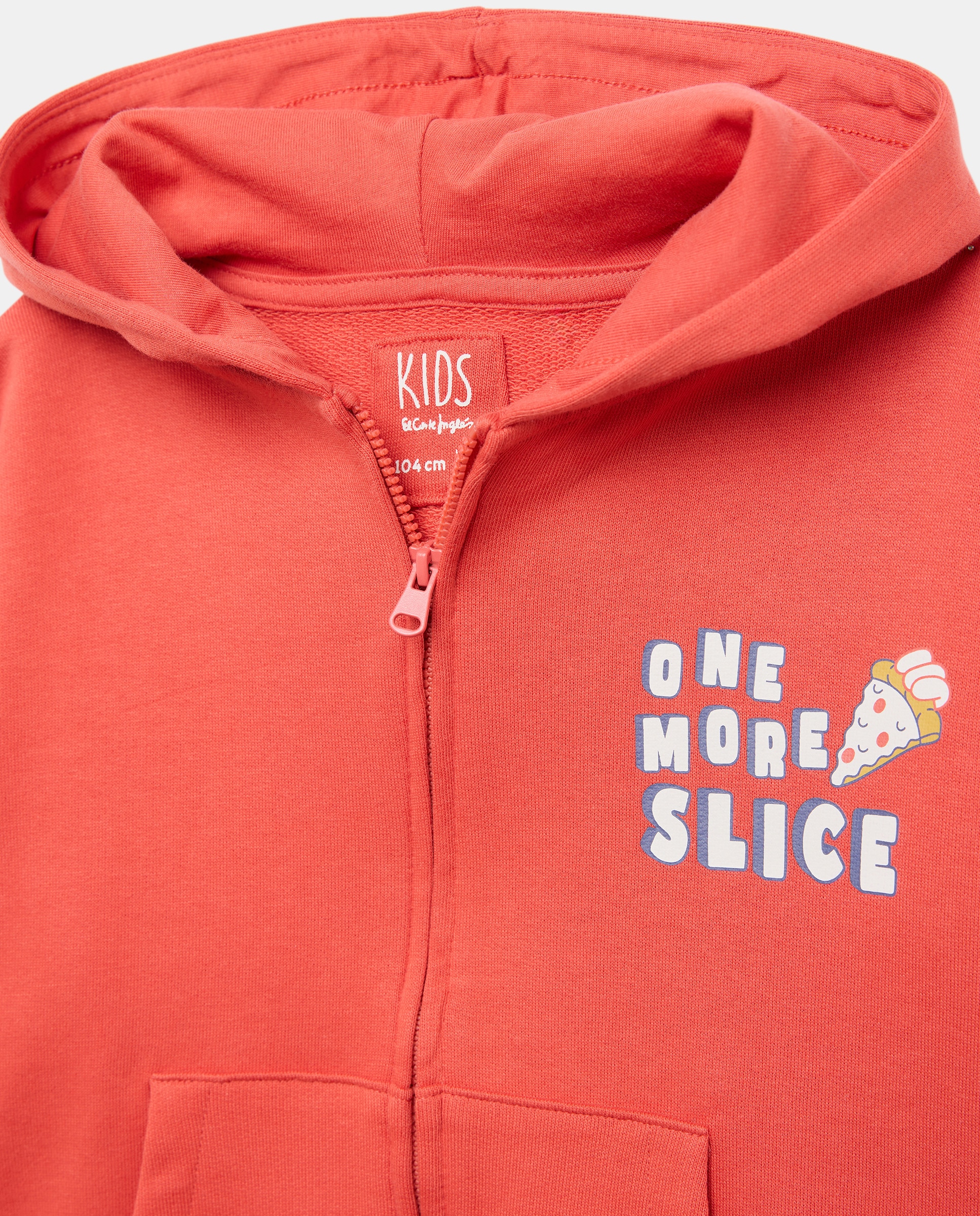 Sweatshirt Aberta com Capuz Kids El Corte Inglés Vermelho-5