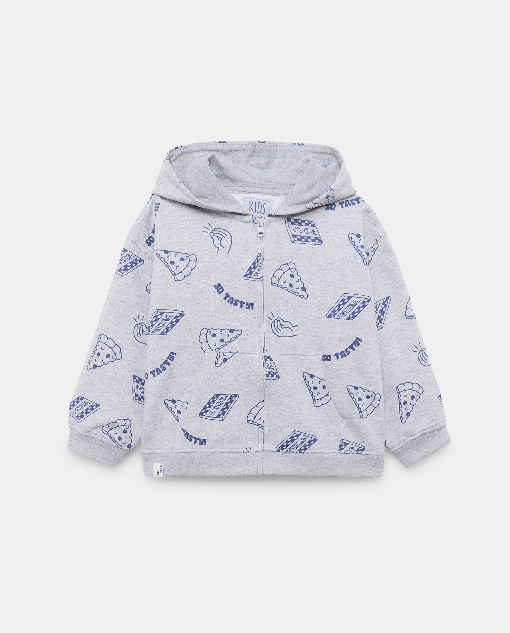 Sweatshirt Aberta com Capuz Preto-4