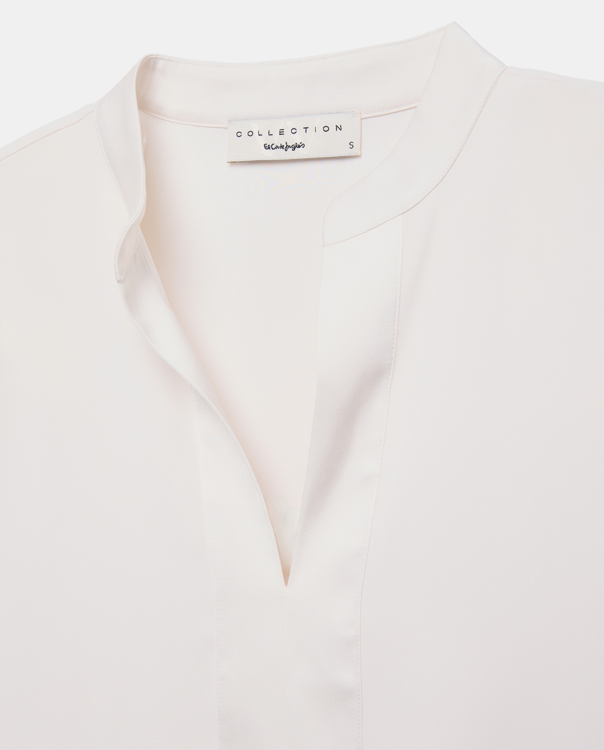 Blusa Lisa de Manga Comprida 120 Cru-6