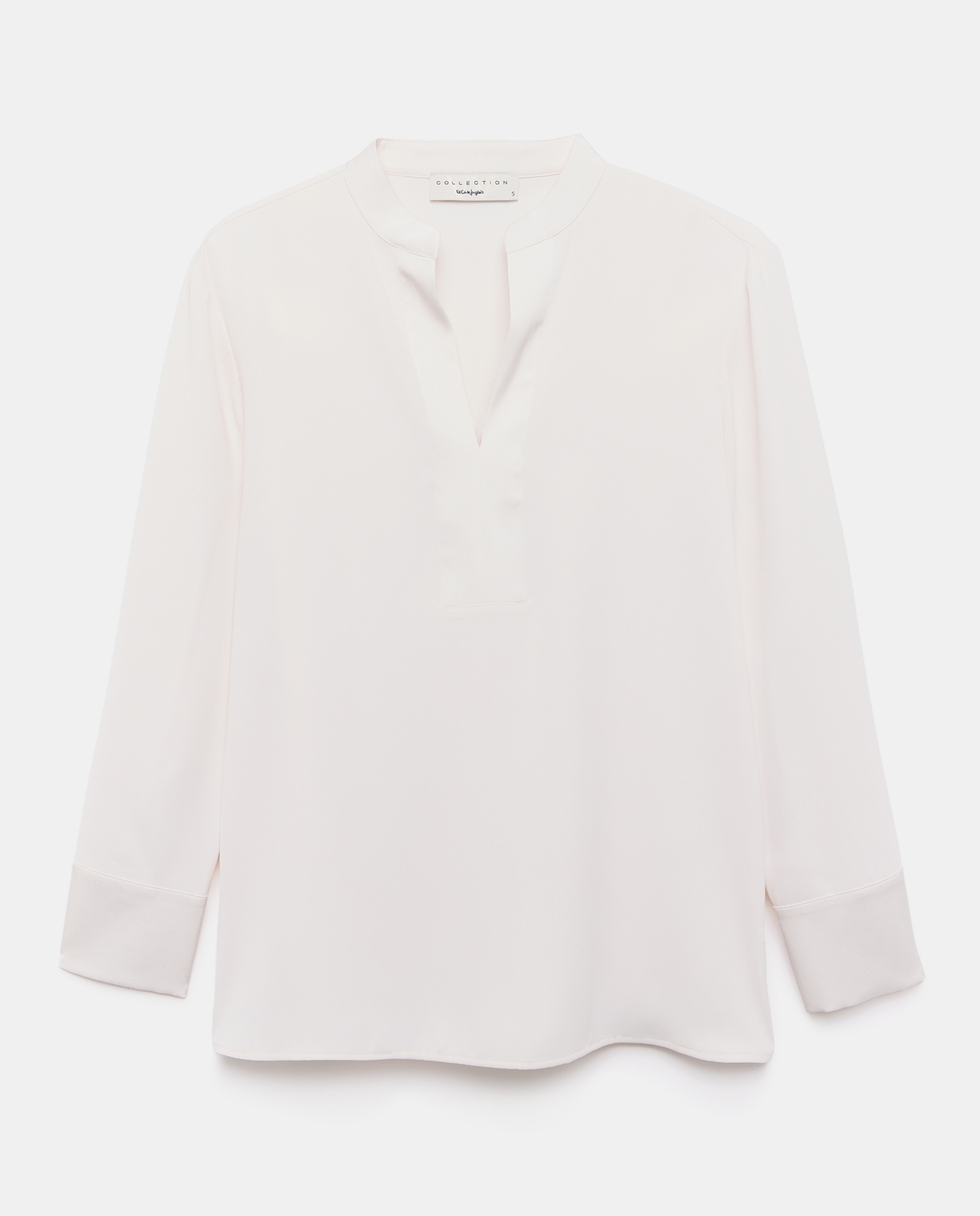 Blusa Lisa de Manga Comprida 120 Cru-5