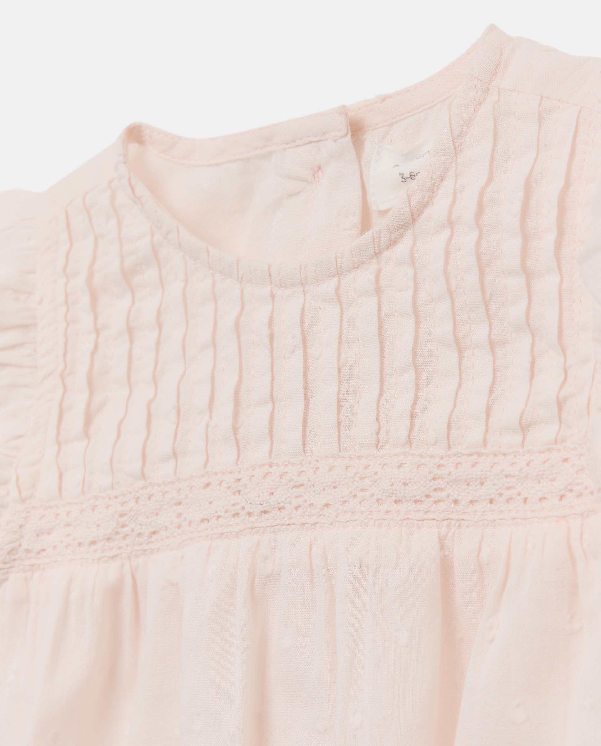 Babygrow Curto de Bebé com Plumetti Cotton Juice 220 Rosa Pálido-3