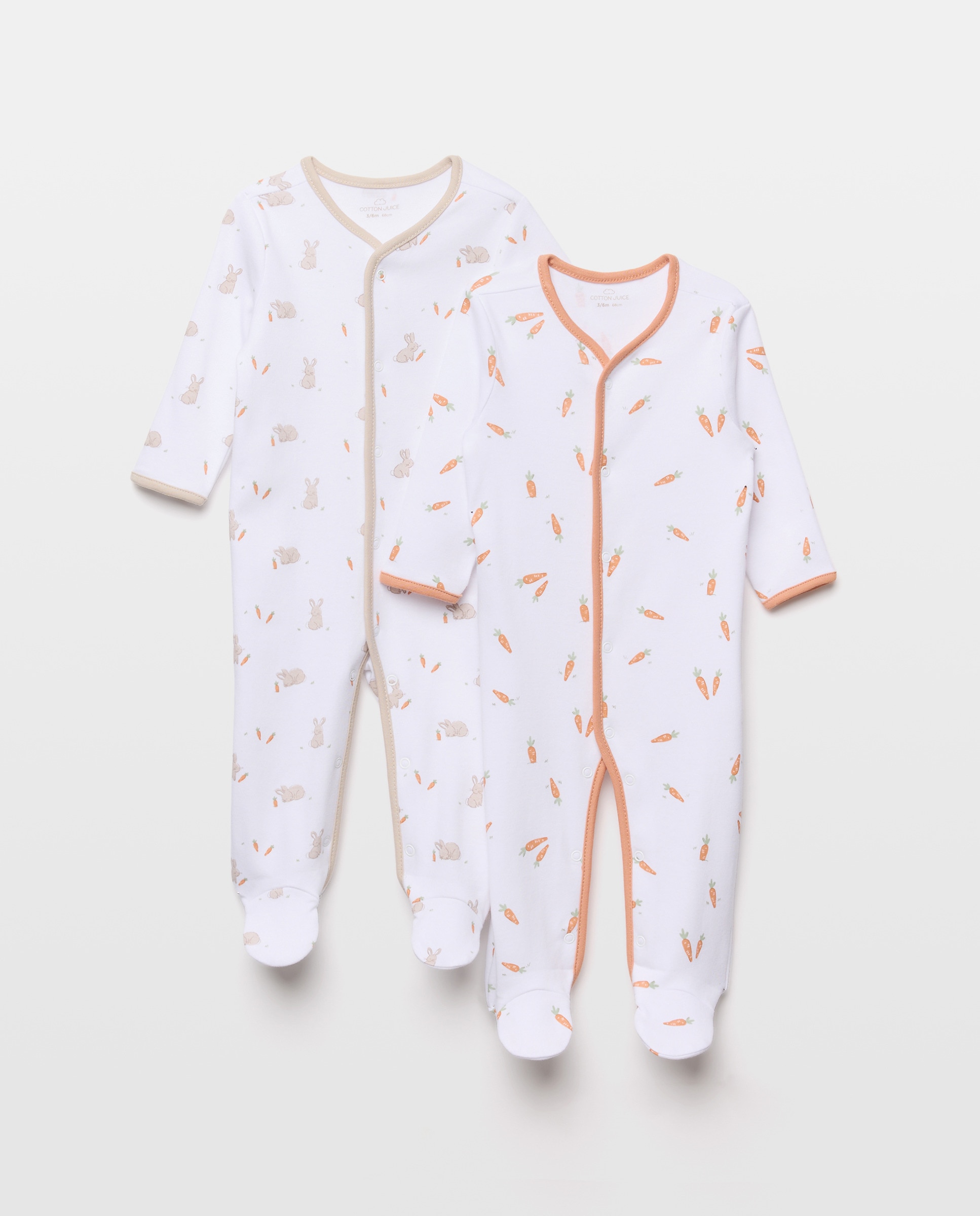 Imagem 0 de Pack de 2 Pijamas de Bebé Estampados