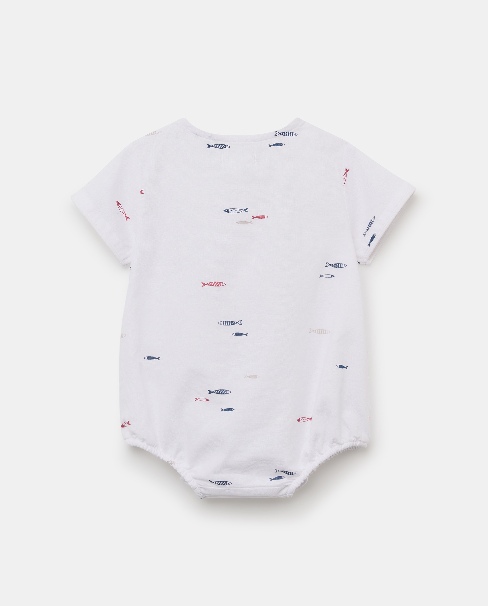 Pijama Completo de Bebé Cotton Juice Branco-2