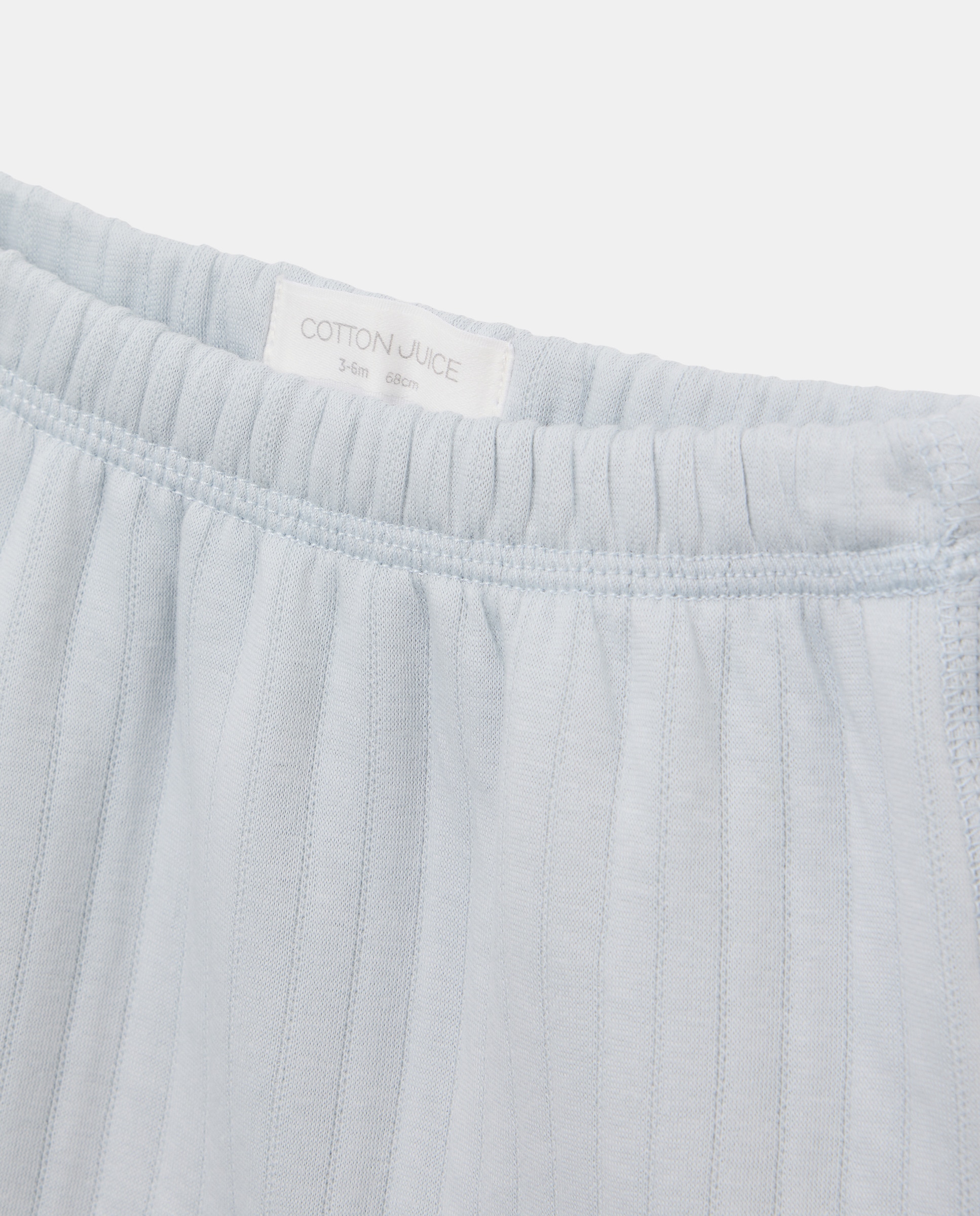 Babygrow Comprido de Bebé com Acolchoado e Estampado de Animais Azul-4