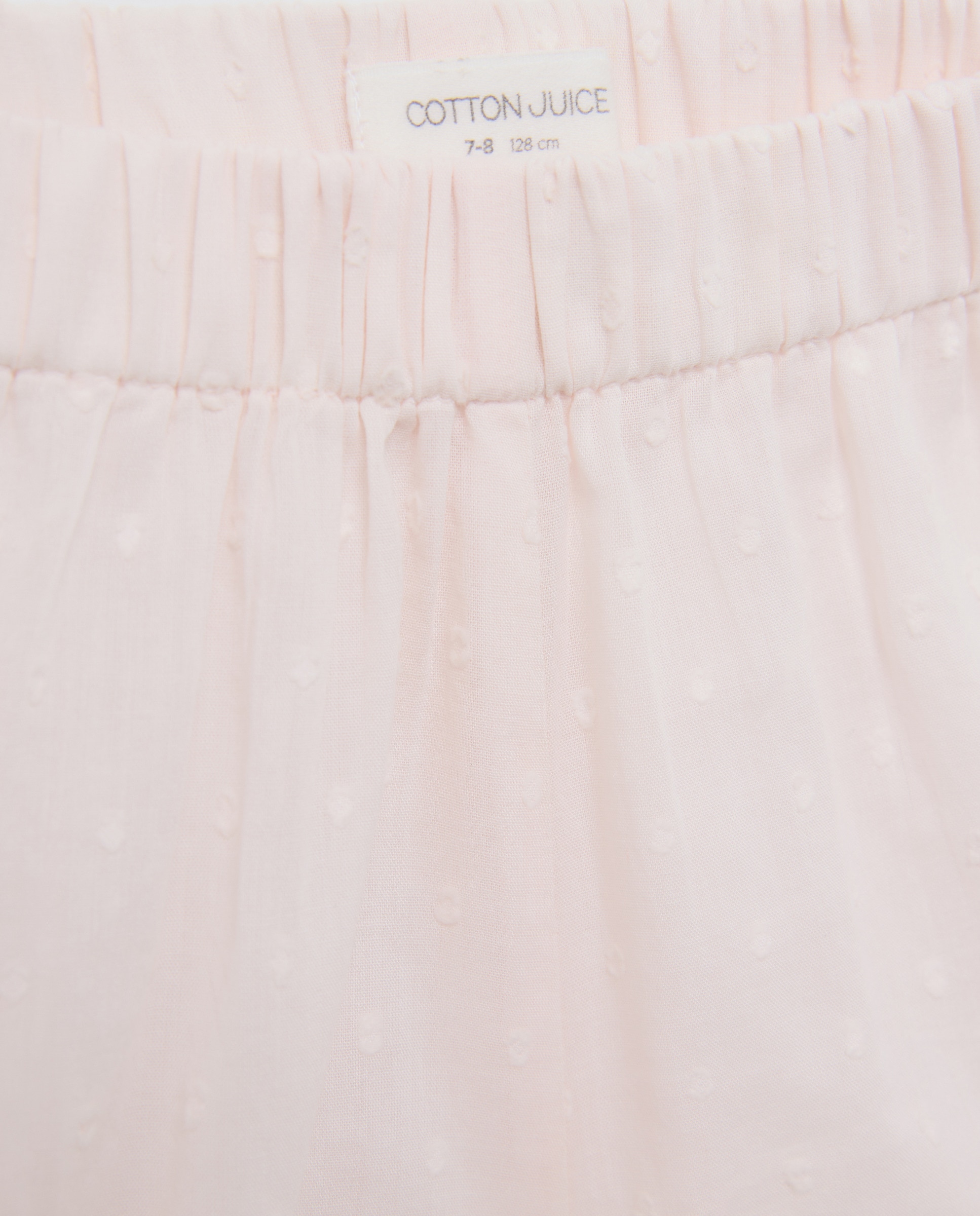 Pijama Completo de Gola Plana de Plumetti Comunhão Cotton Juice 220 Rosa Pálido-6