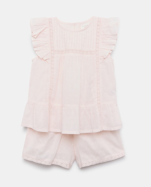 Imagem 0 de Pijama Completo de Gola Plana de Plumetti Comunhão