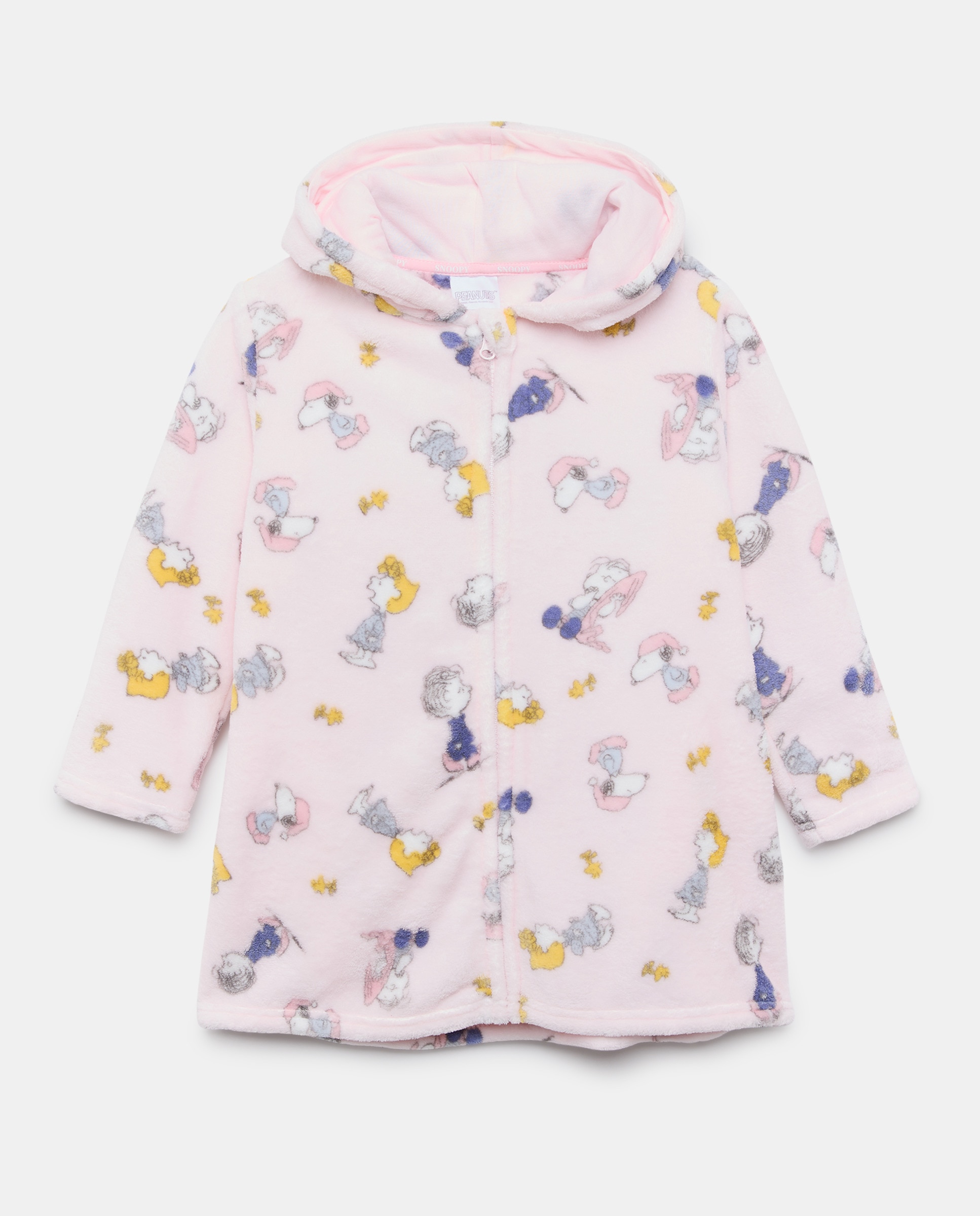 Robe Snoopy com Fecho de Correr Rosa-4