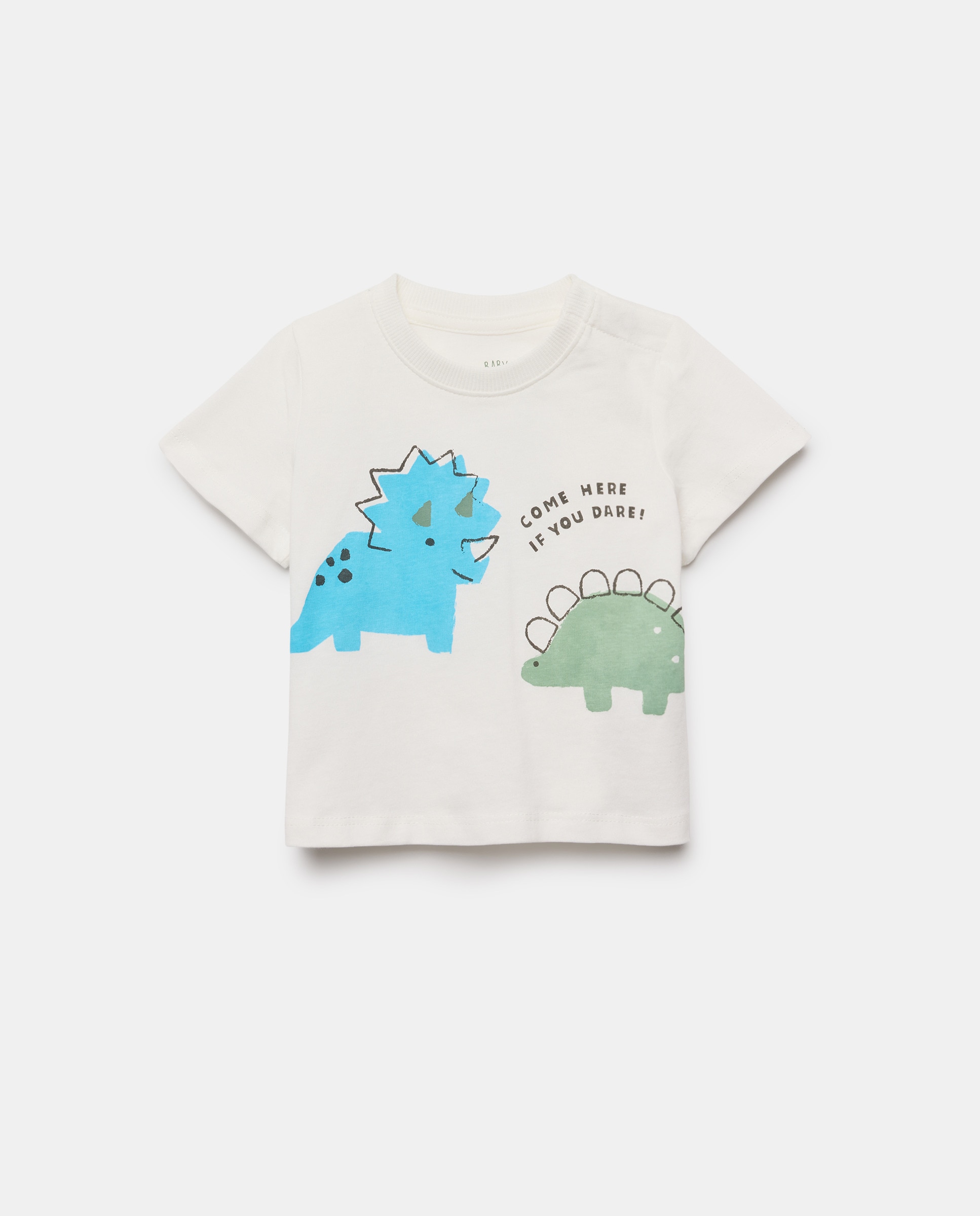 Conjunto de 3 Peças de Bebé Branco-marfim-5