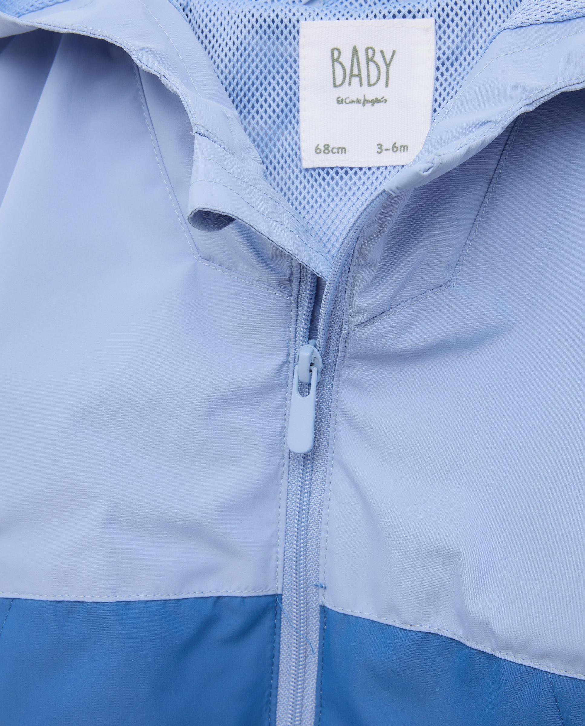 Parka Ligeira e Lisa de Bebé Baby El Corte Inglés 400 Azul-3