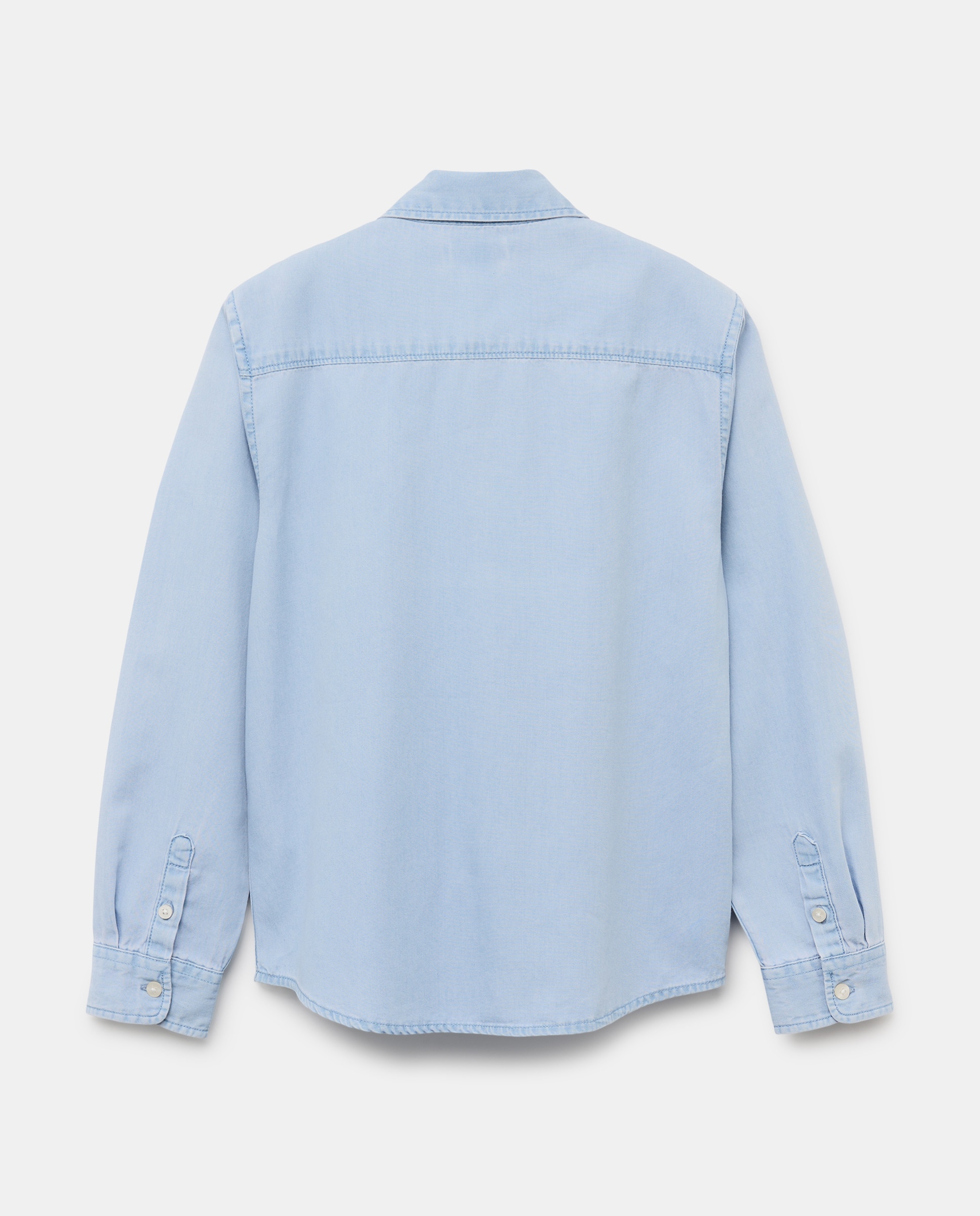 Camisa de niño denim Cerúleo-2