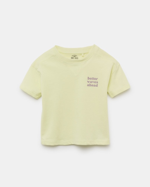 Imagen 0 de Camiseta de bebé estampado fluor manga corta