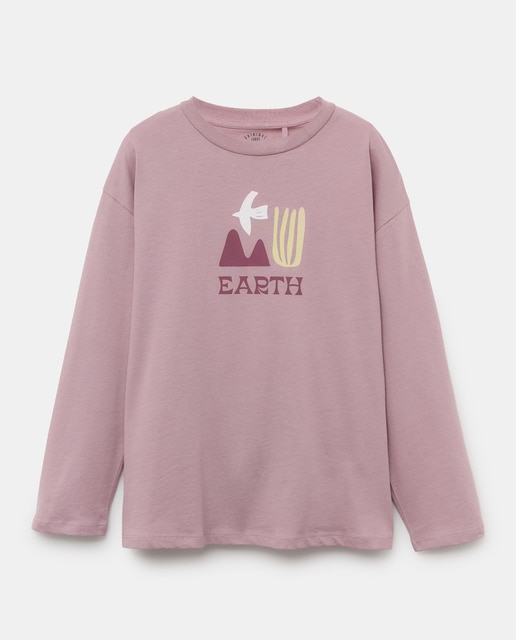 Imagen 0 de Camiseta de niño estampada manga larga