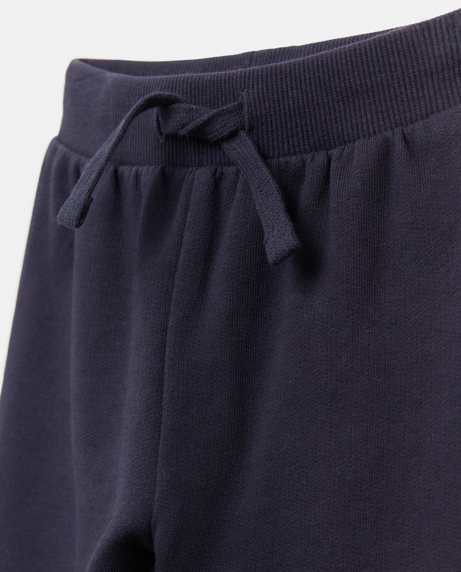 Pantalón de bebé felpa Azul marino-3