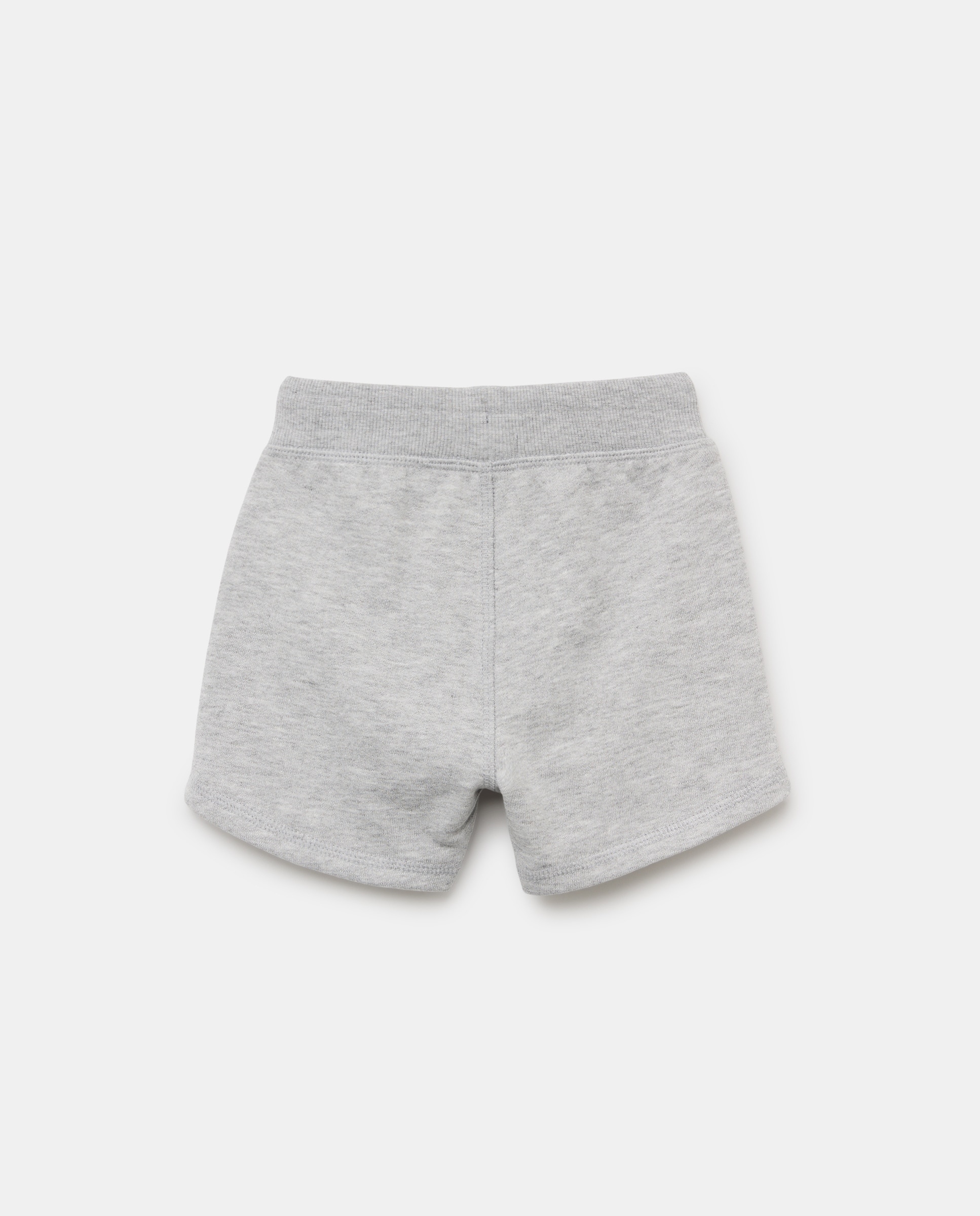 Bermuda de bebé felpa lisa 820 Gris medio-2