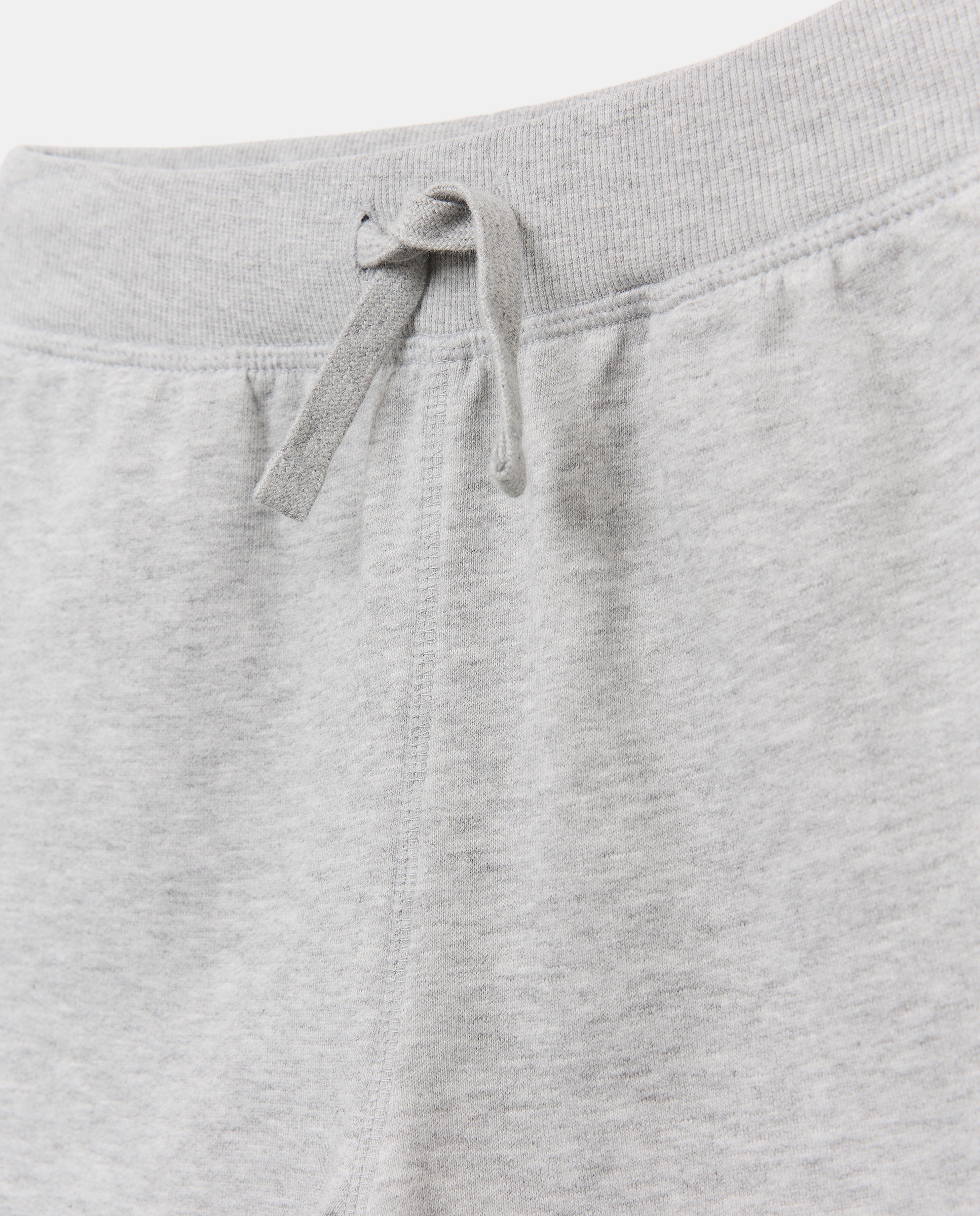 Bermuda de niño felpa liso 820 Gris medio-3