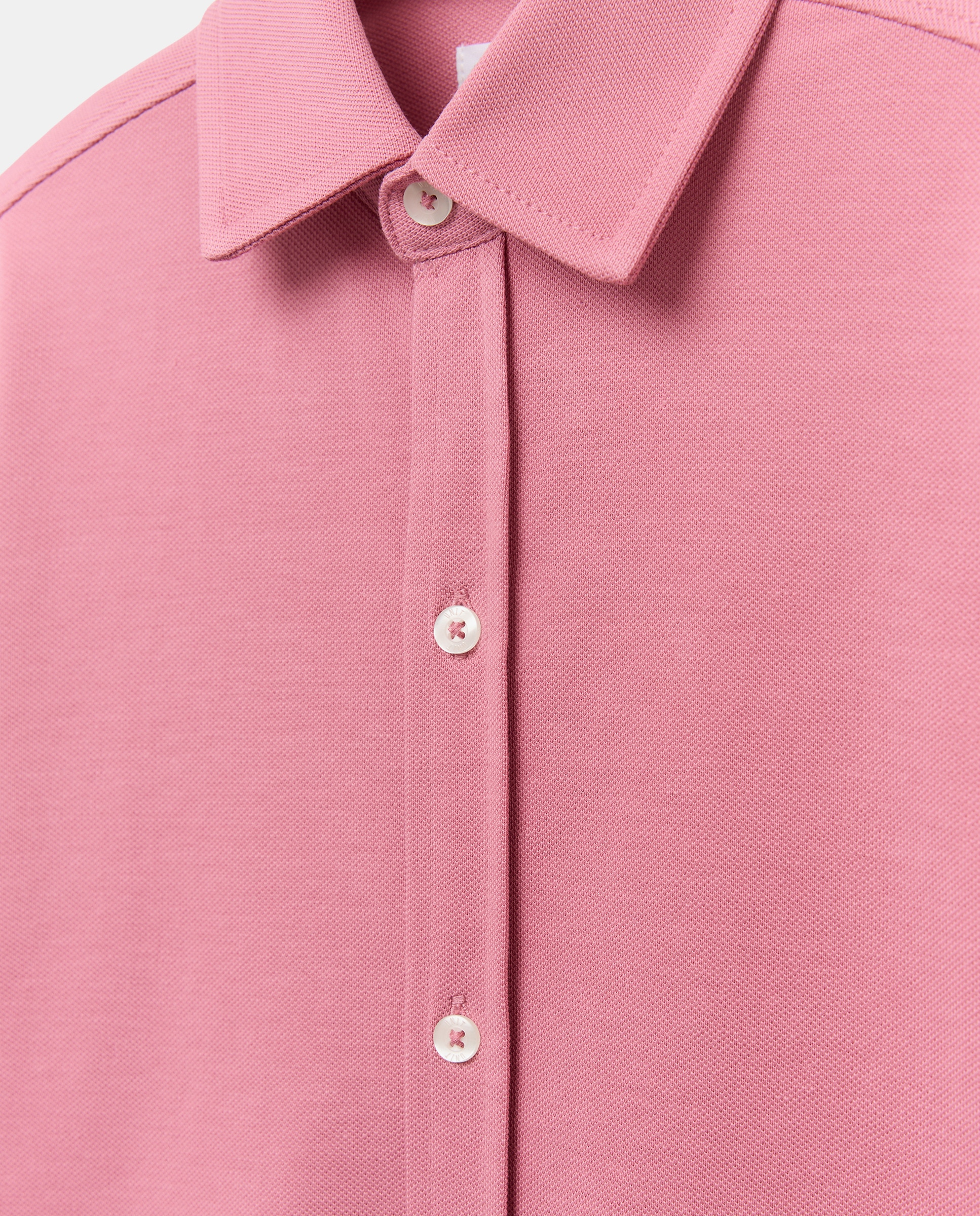 Camisa de niño piqué 230 Rosa oscuro-3