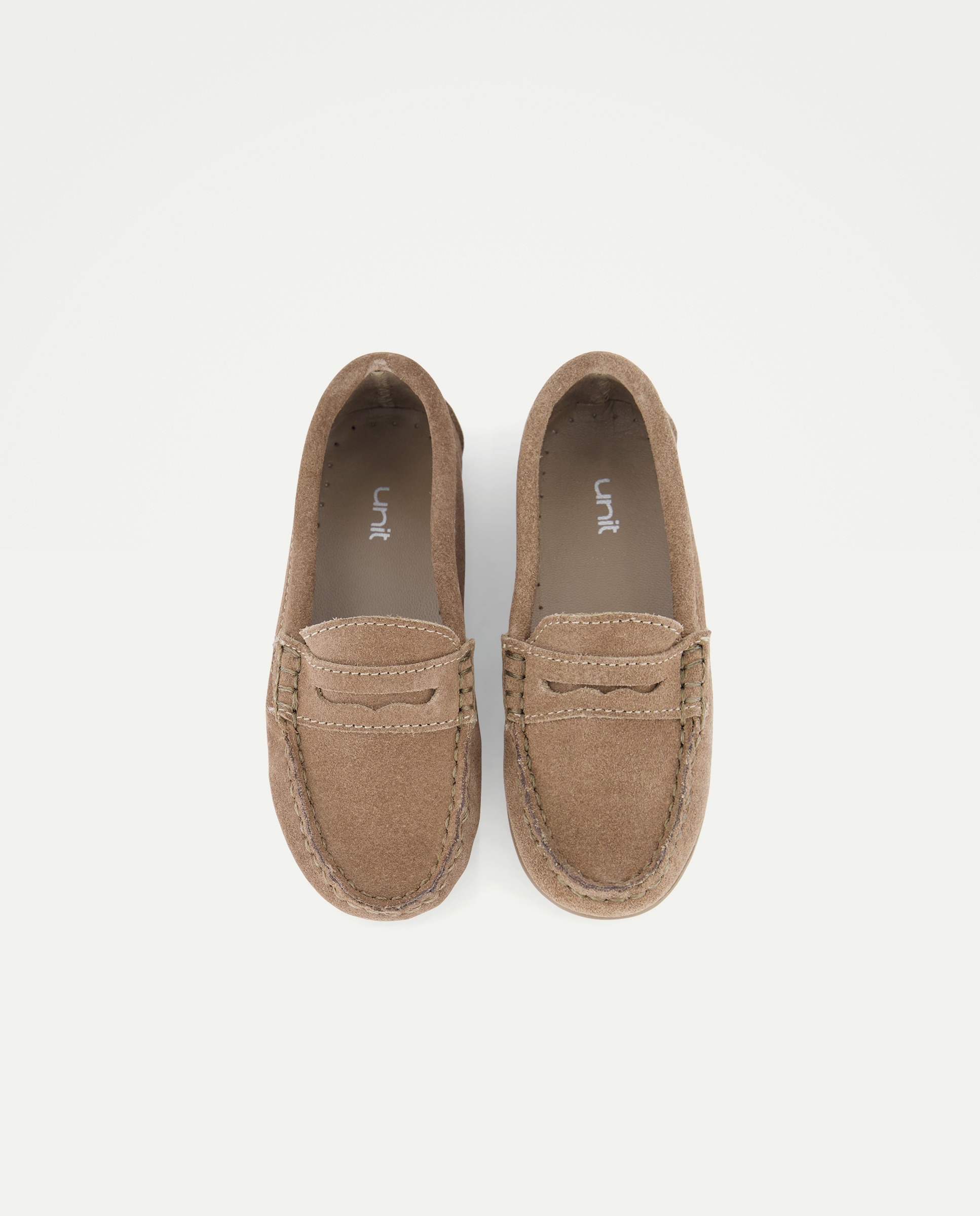 Mocasín bebés de serraje Toffee-4