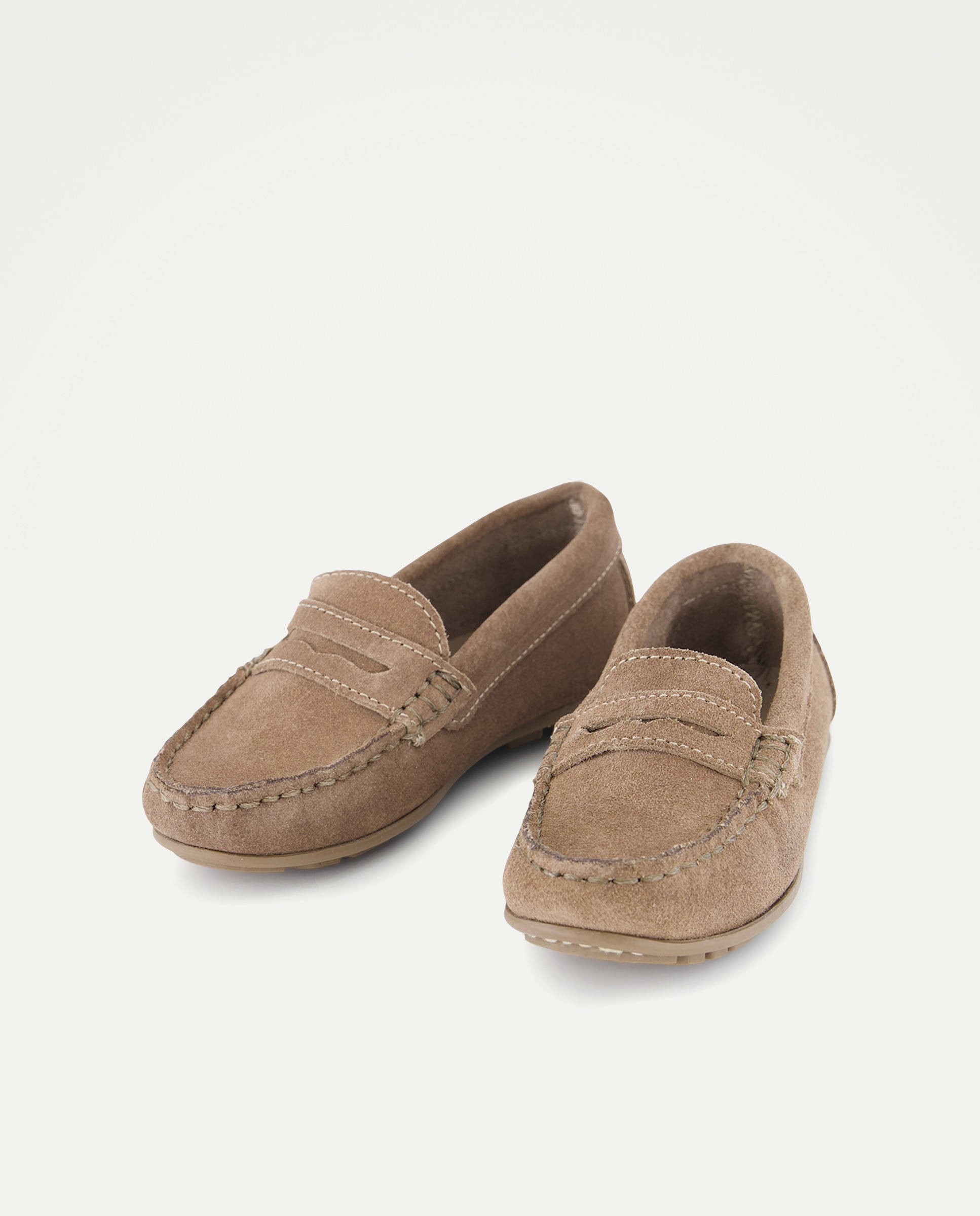 Mocasín bebés de serraje Toffee-2